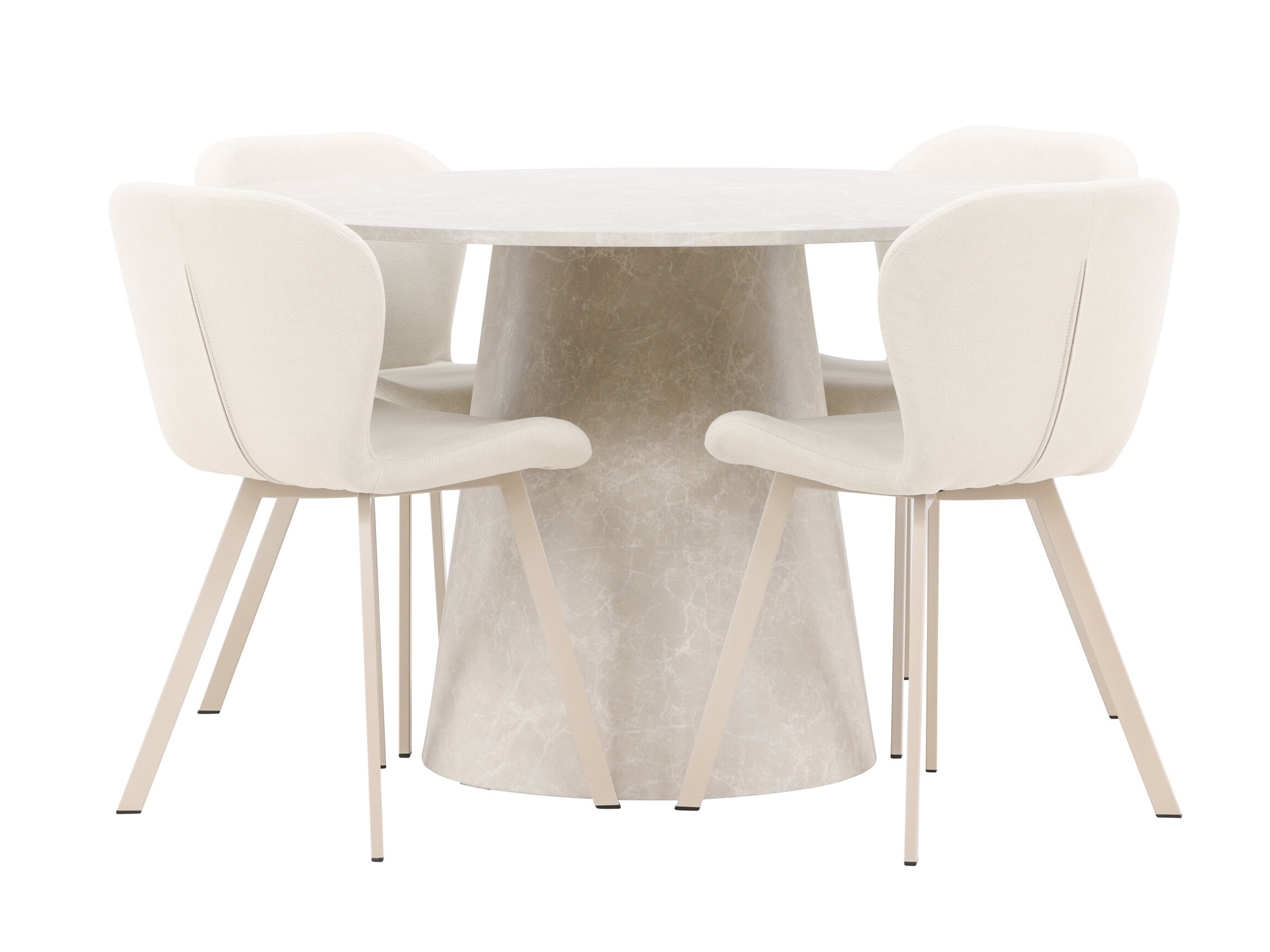 Conjunto de mesas y sillas para comedor Dallas 5024 (Beige)
