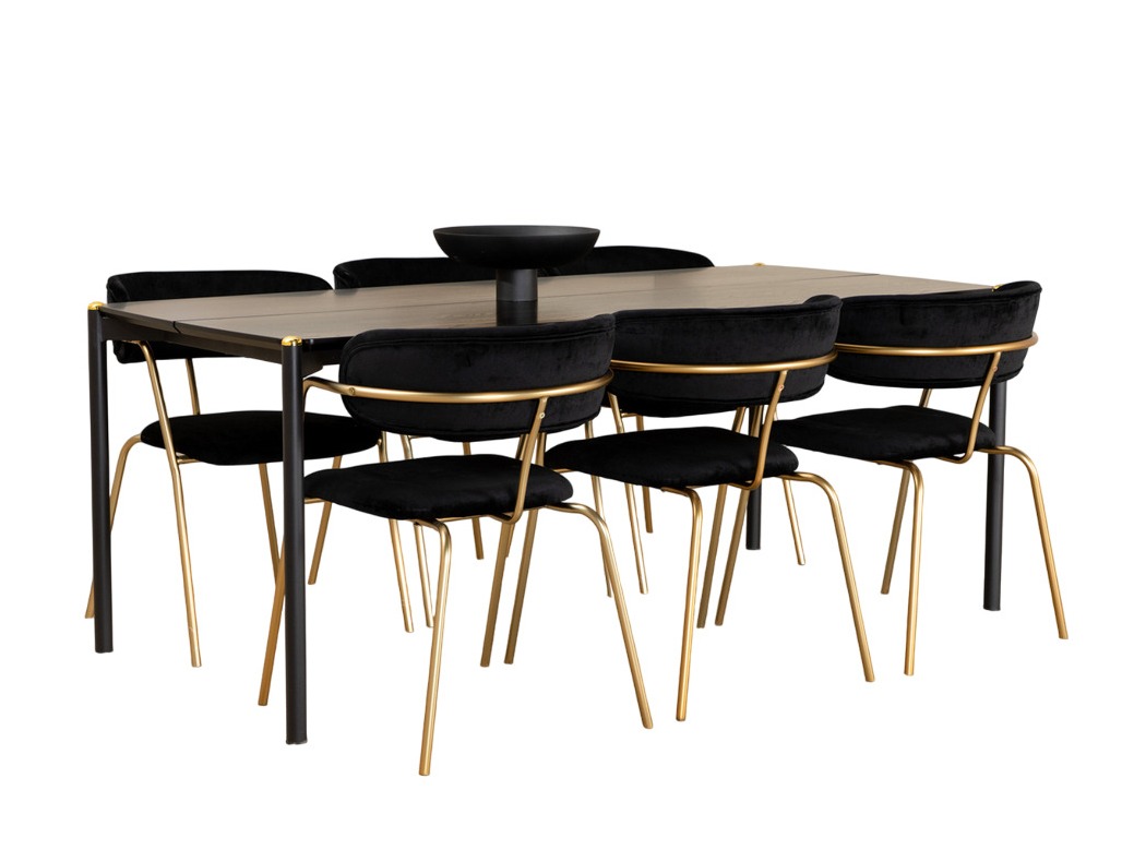 Conjunto de mesas y sillas para comedor Dallas 5029