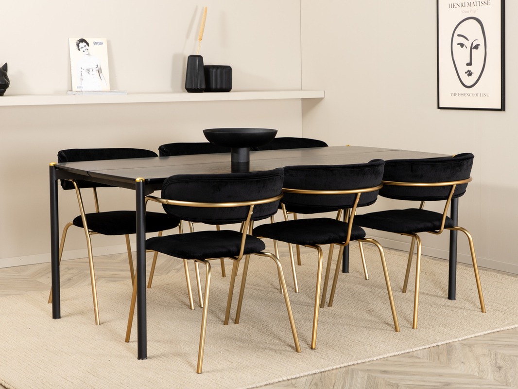 Conjunto de mesas y sillas para comedor Dallas 5029