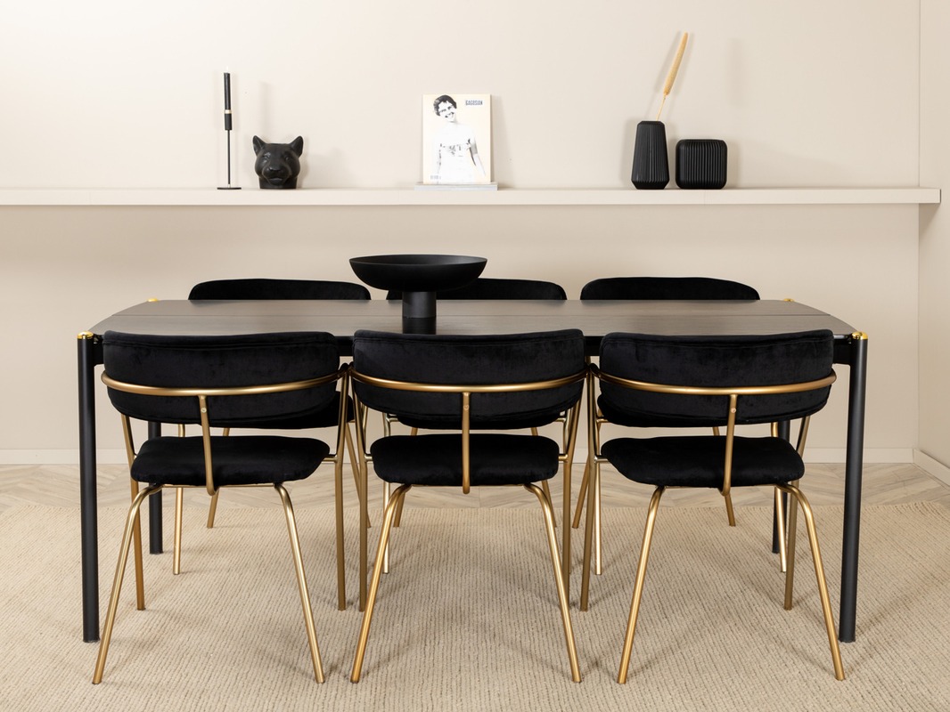 Conjunto de mesas y sillas para comedor Dallas 5029