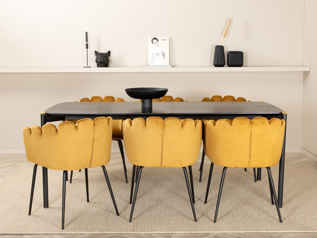 Conjunto de mesas y sillas para comedor Dallas 5031