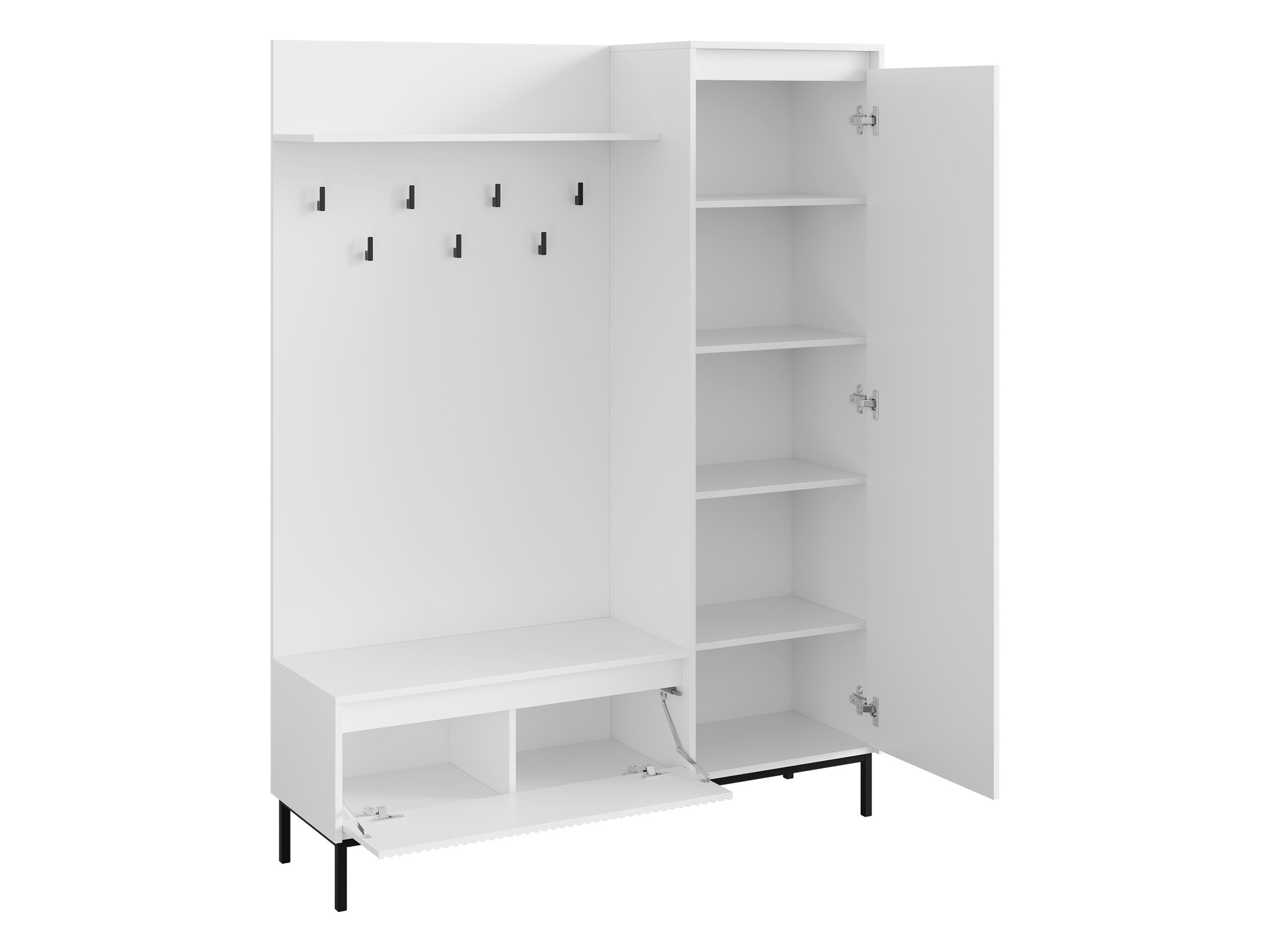 Conjunto para recibidor Comfivo Delruva (Blanco)