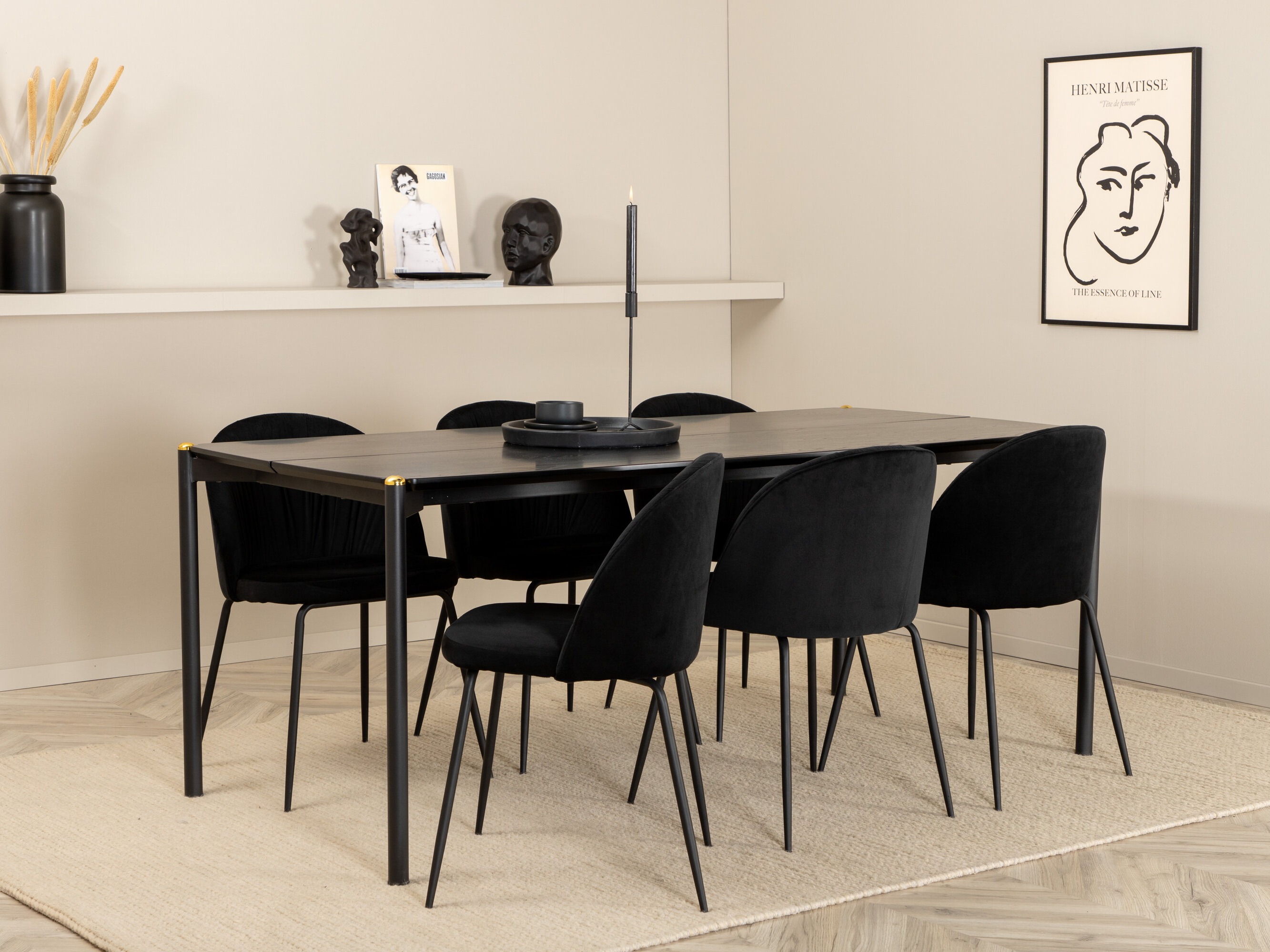 Conjunto de mesas y sillas para comedor Dallas 5033