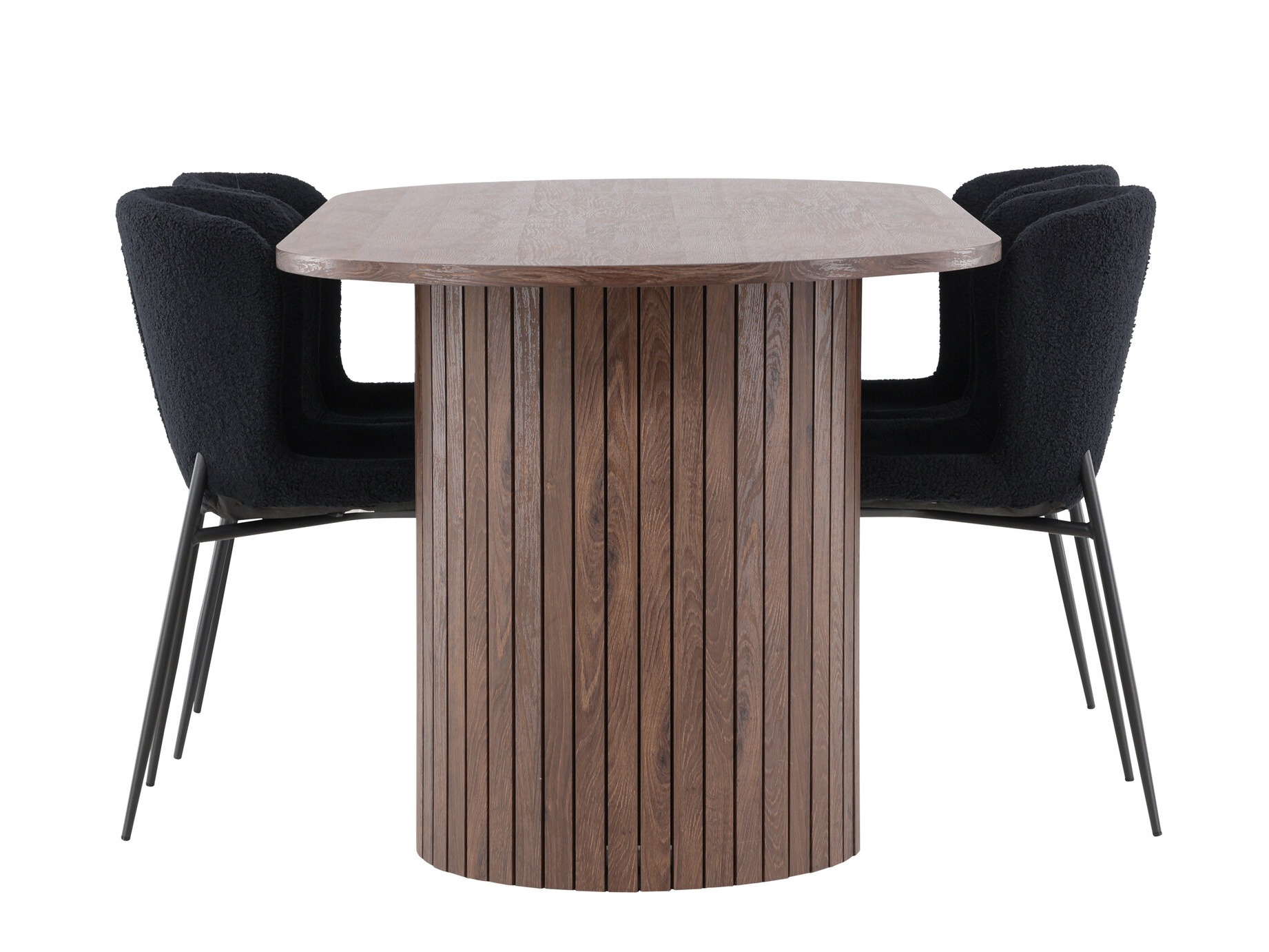 Conjunto de mesas y sillas para comedor Dallas 5036 (Negro)