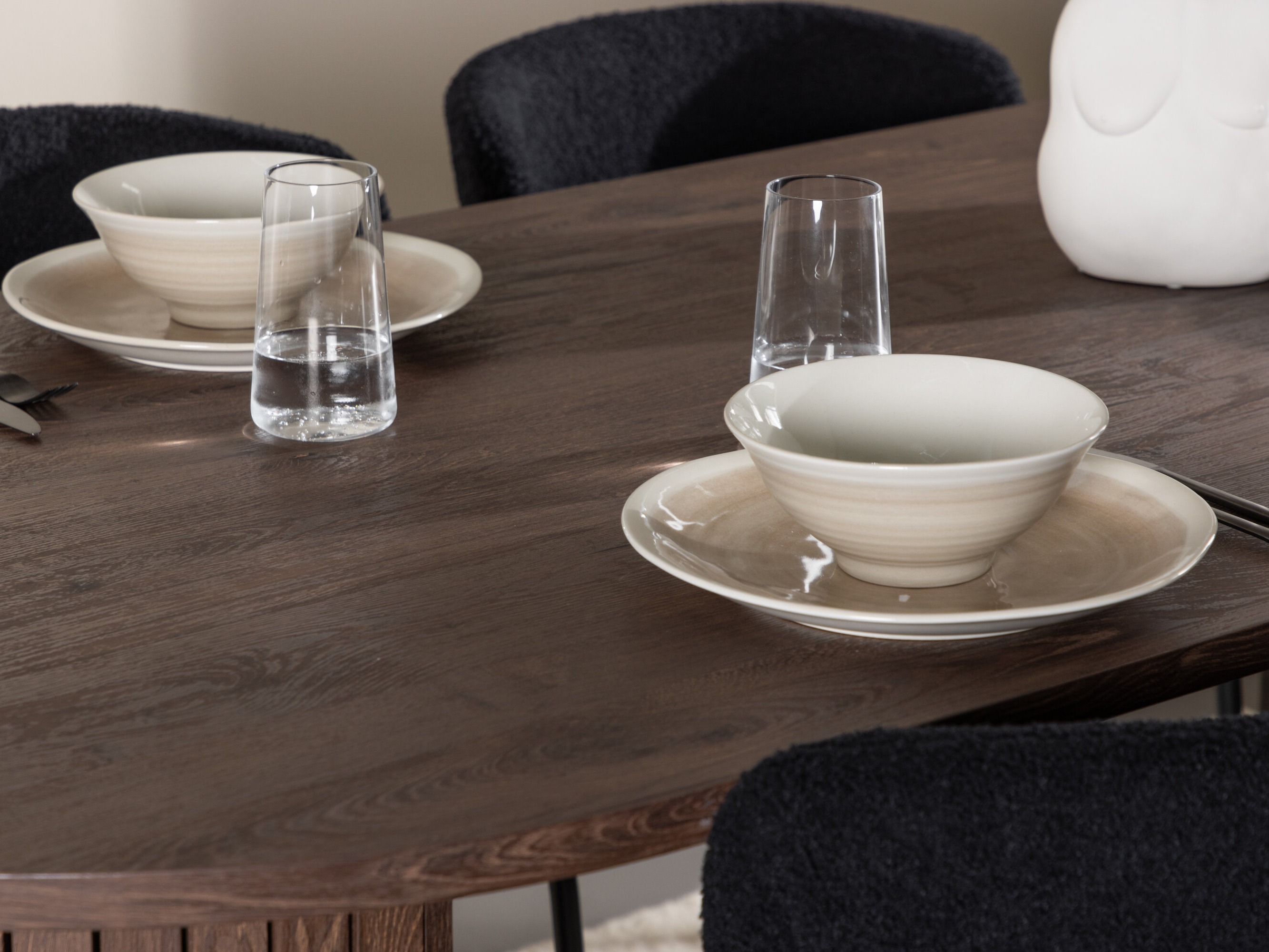 Conjunto de mesas y sillas para comedor Dallas 5036 (Negro)