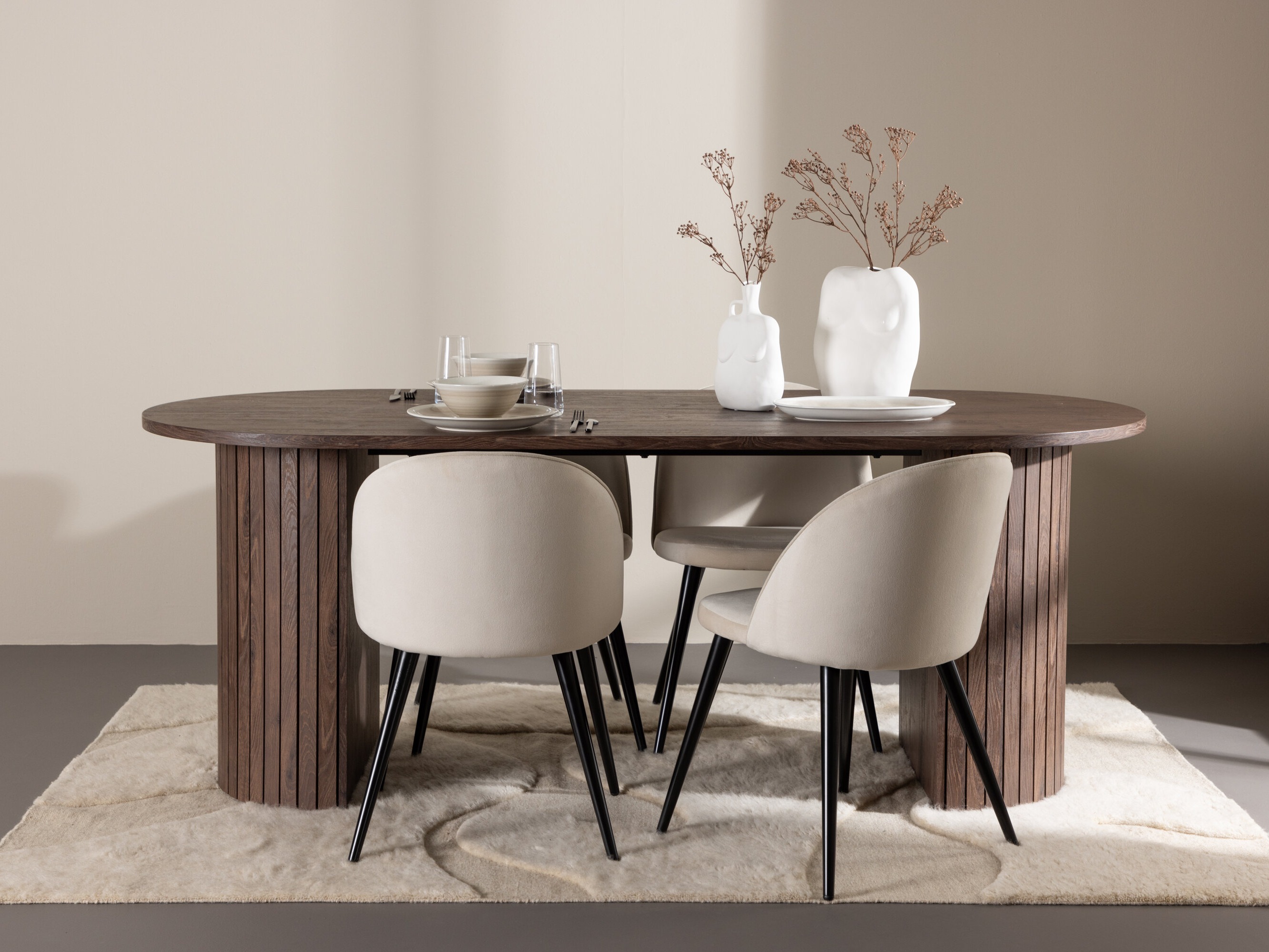 Conjunto de mesas y sillas para comedor Dallas 5037