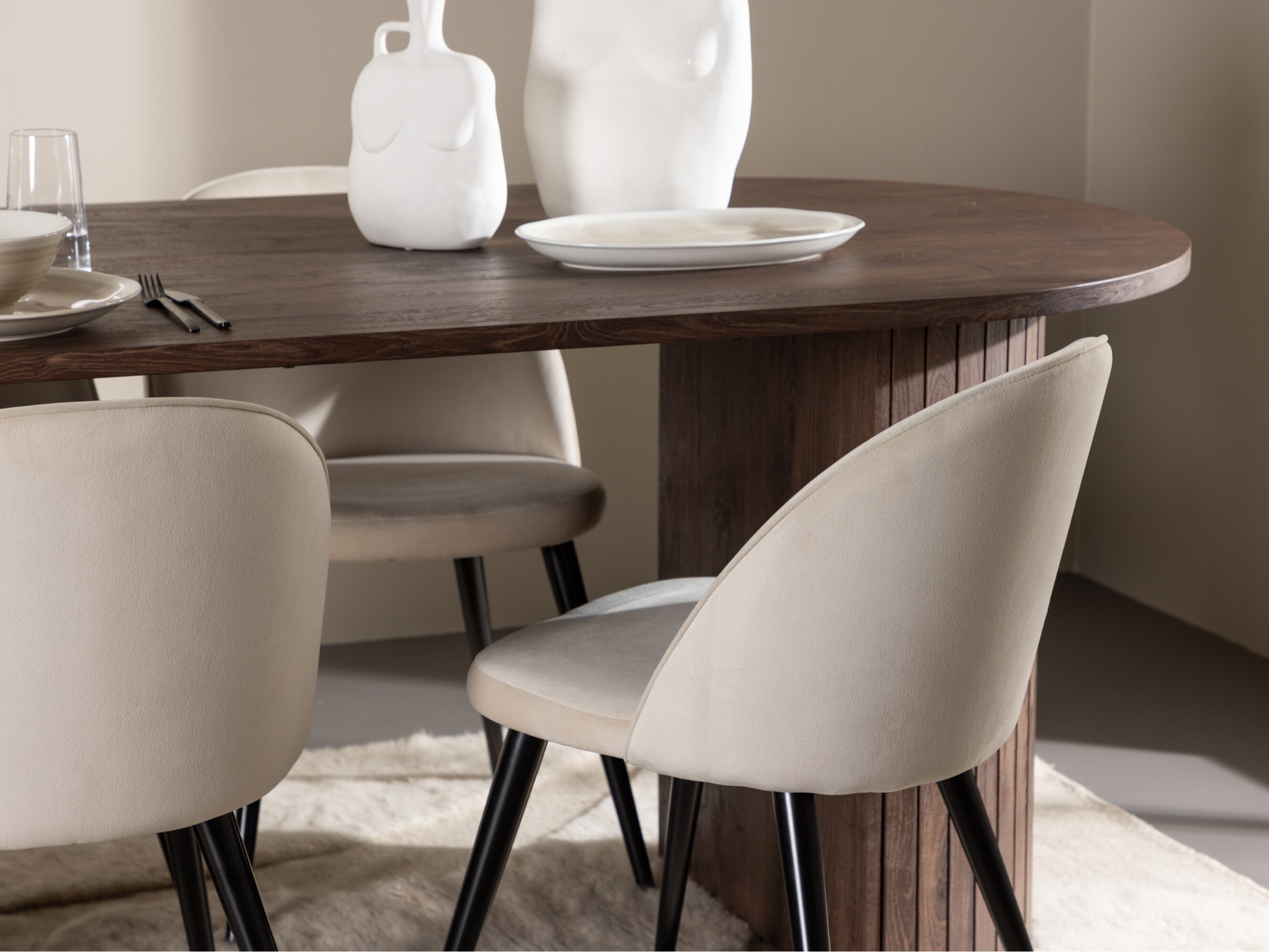 Conjunto de mesas y sillas para comedor Dallas 5037