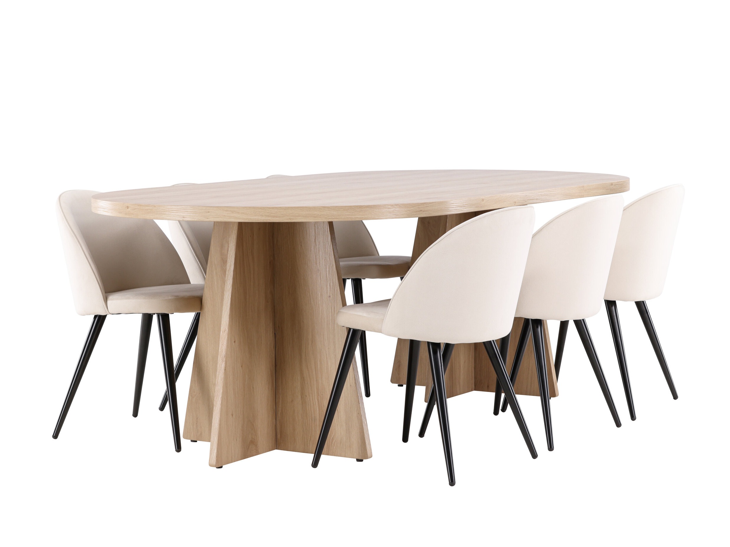 Conjunto de mesas y sillas para comedor Dallas 5049