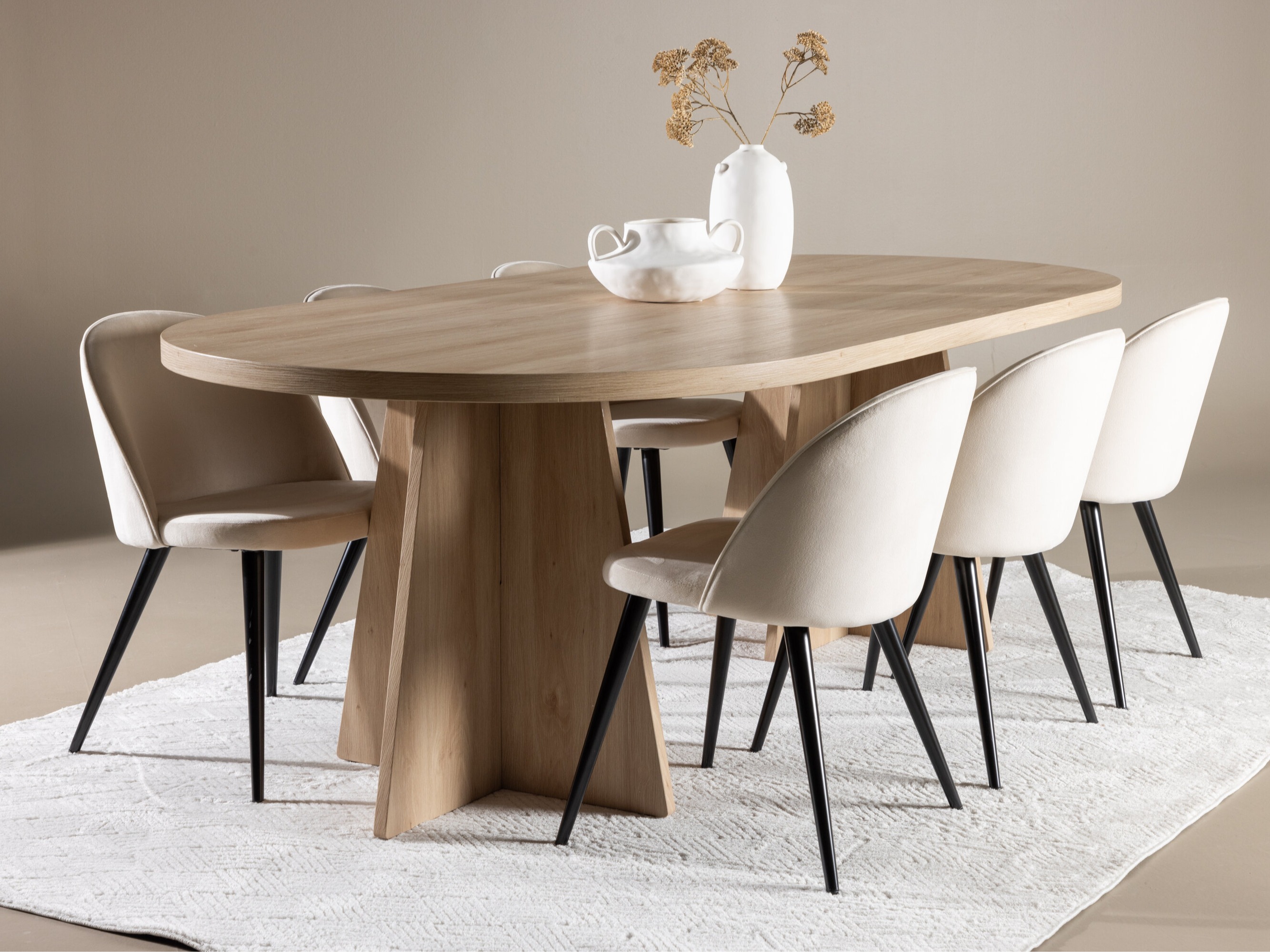 Conjunto de mesas y sillas para comedor Dallas 5049