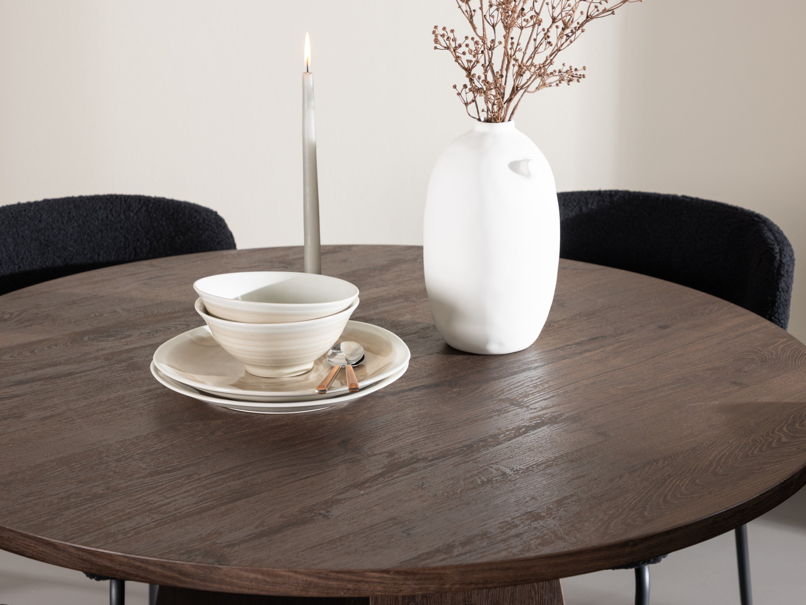 Conjunto de mesas y sillas para comedor Dallas 5051 (Negro)