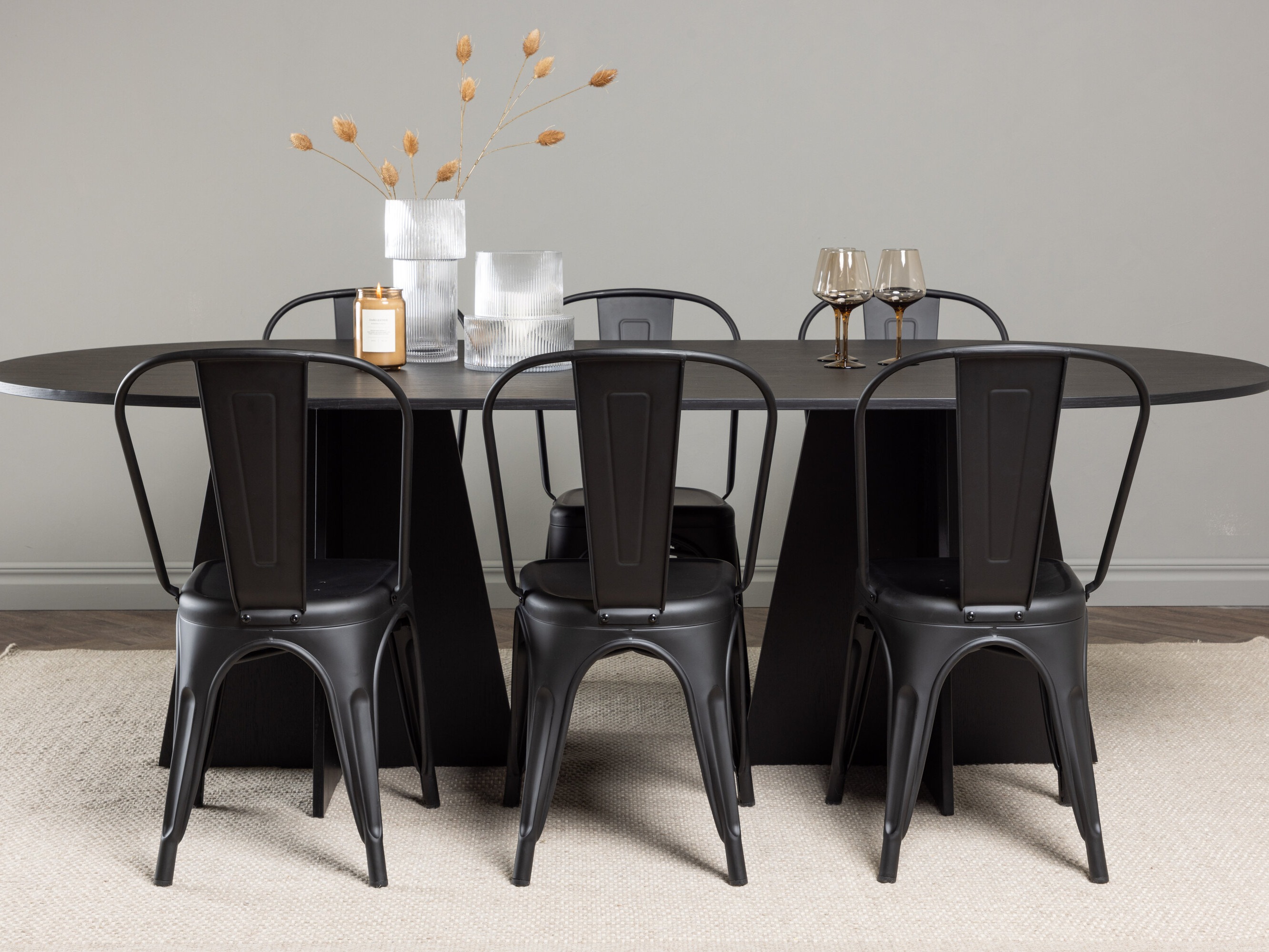 Conjunto de mesas y sillas para comedor Dallas 5054