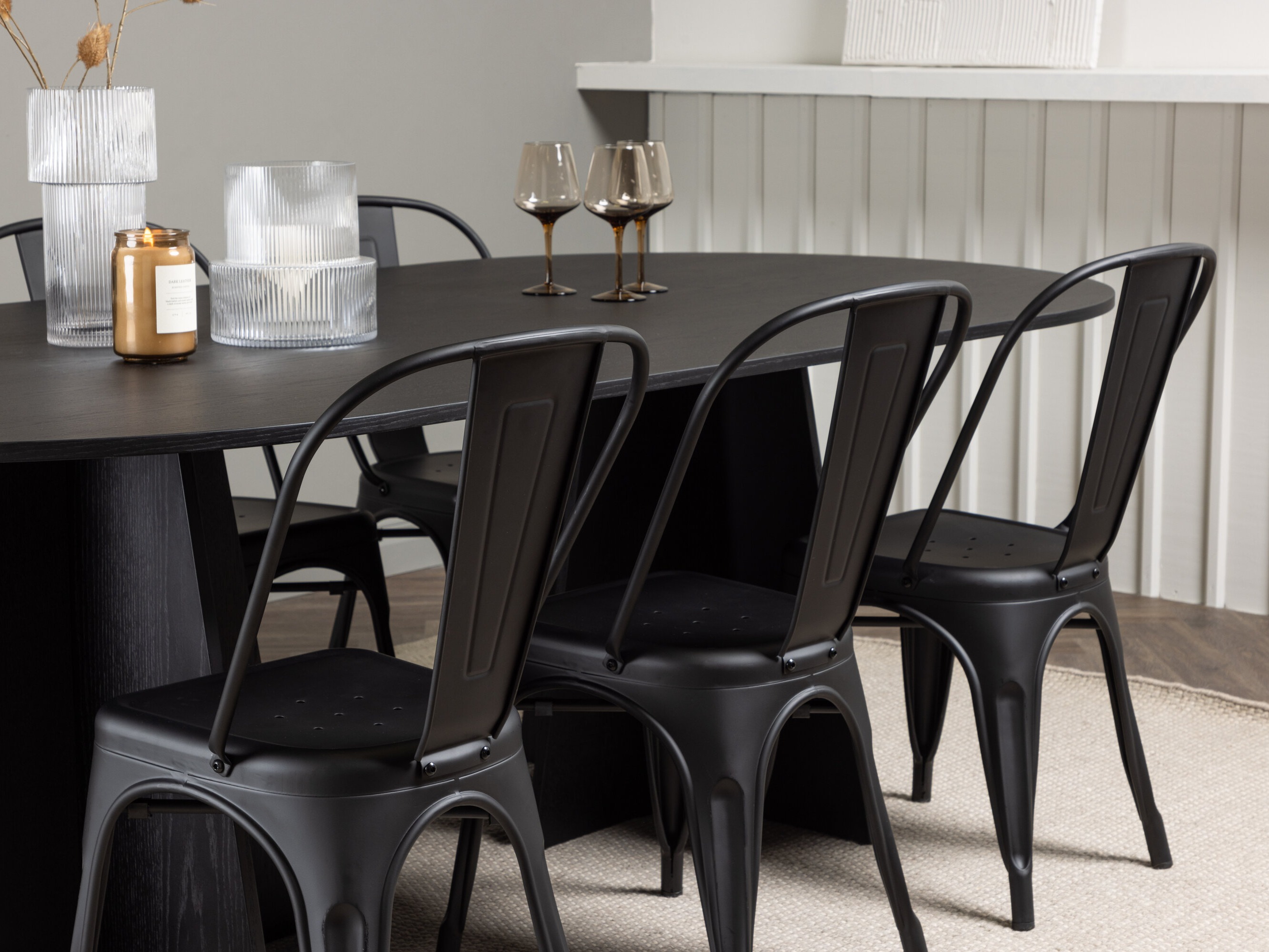 Conjunto de mesas y sillas para comedor Dallas 5054