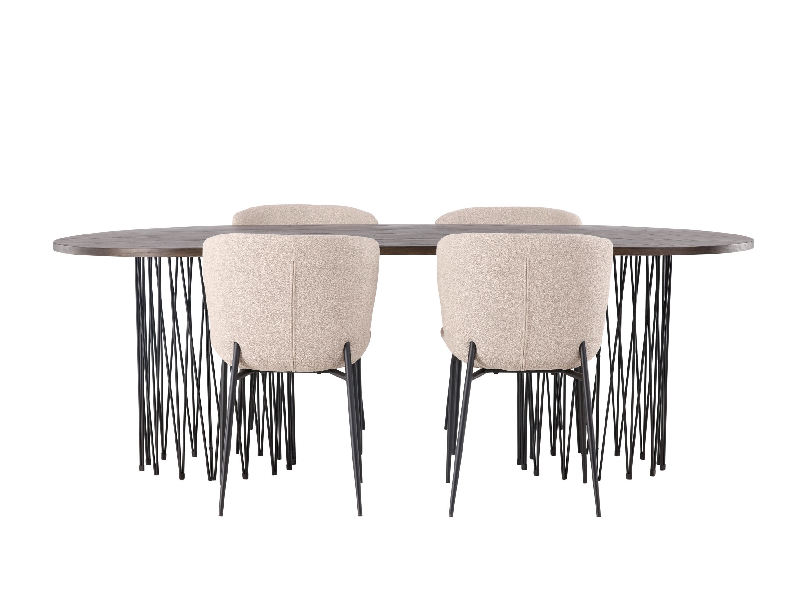 Conjunto de mesas y sillas para comedor Dallas 5065 (Beige)