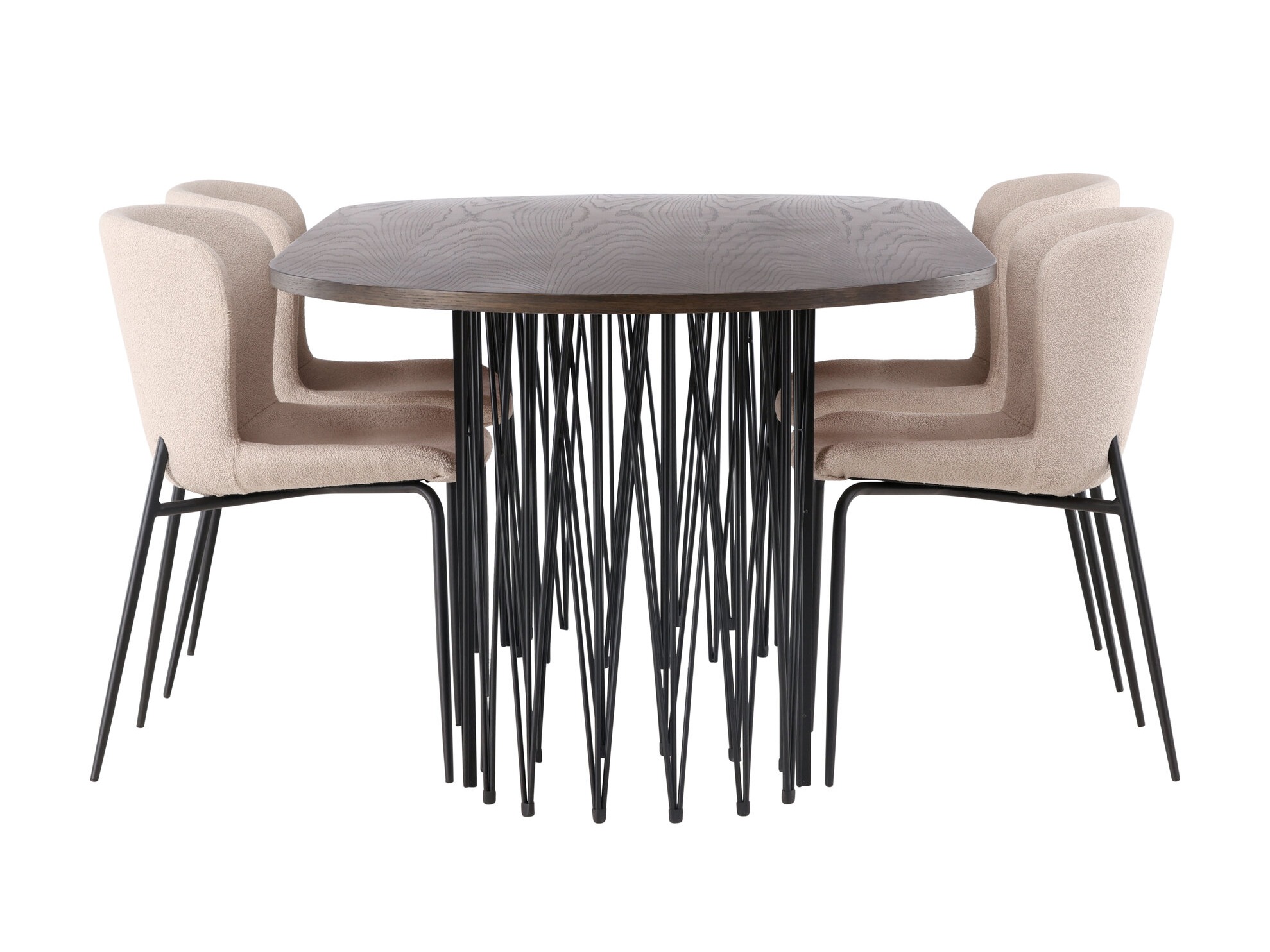 Conjunto de mesas y sillas para comedor Dallas 5065 (Beige)