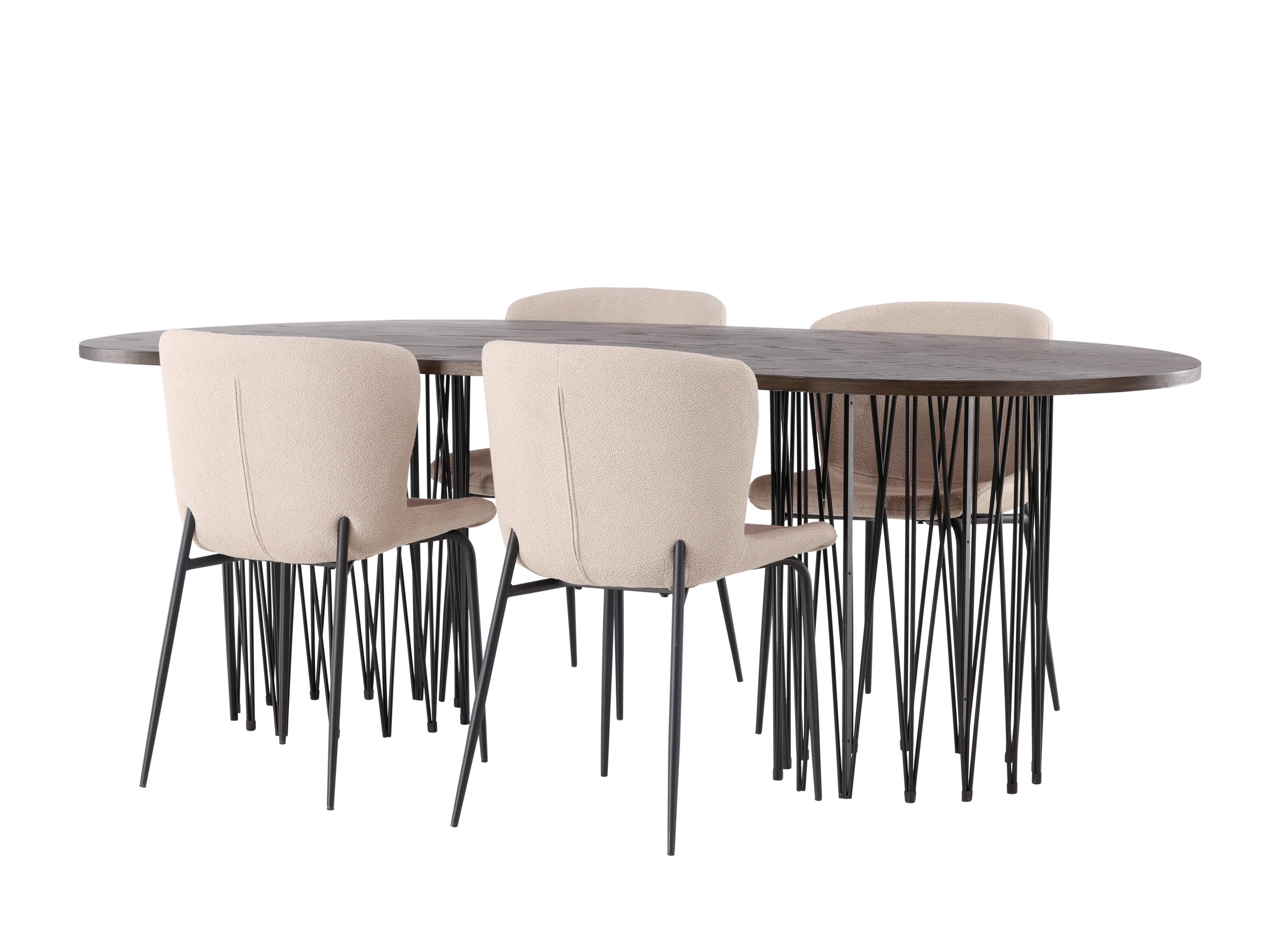 Conjunto de mesas y sillas para comedor Dallas 5065 (Beige)