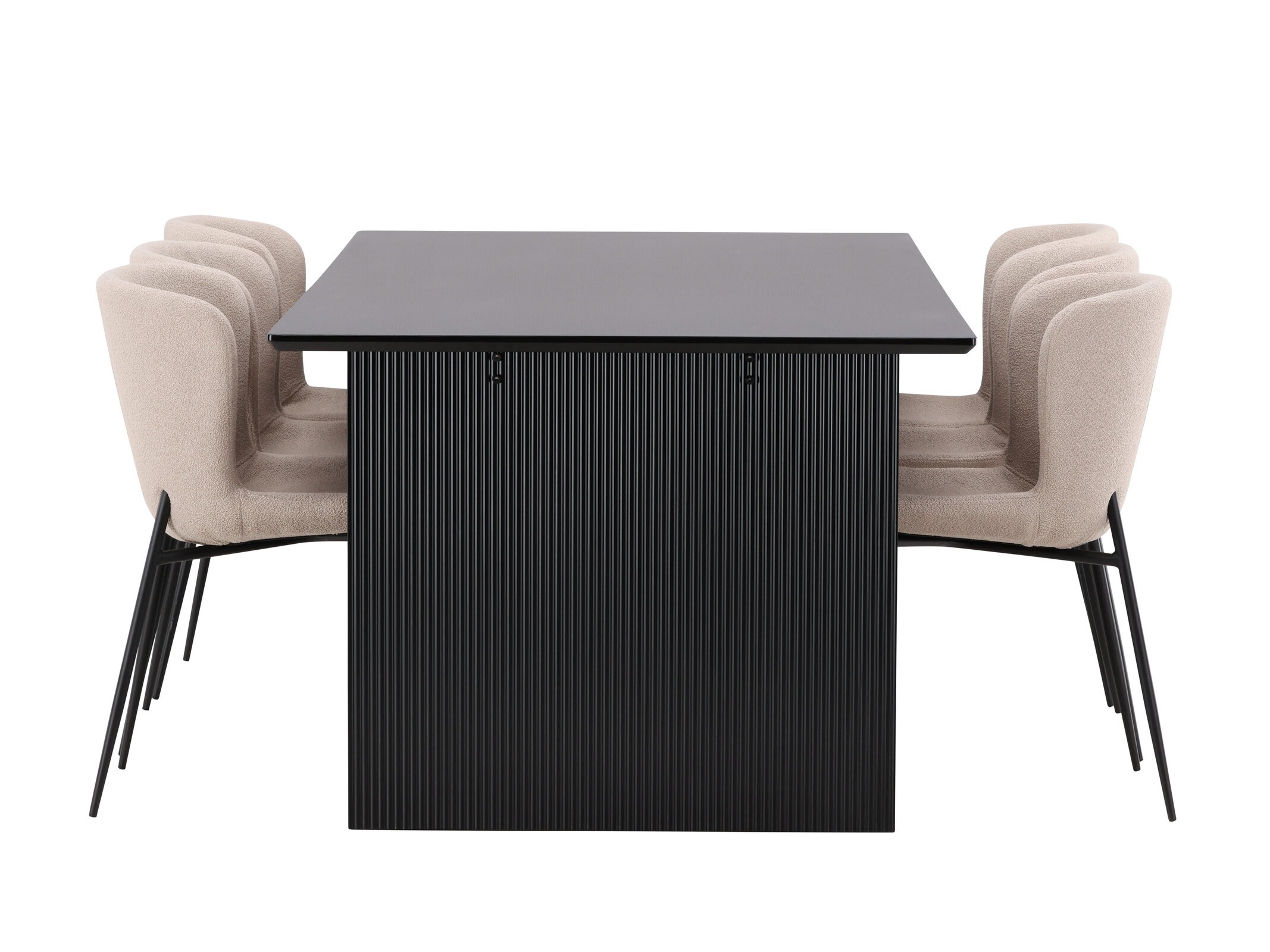 Conjunto de mesas y sillas para comedor Dallas 5066 (Beige)