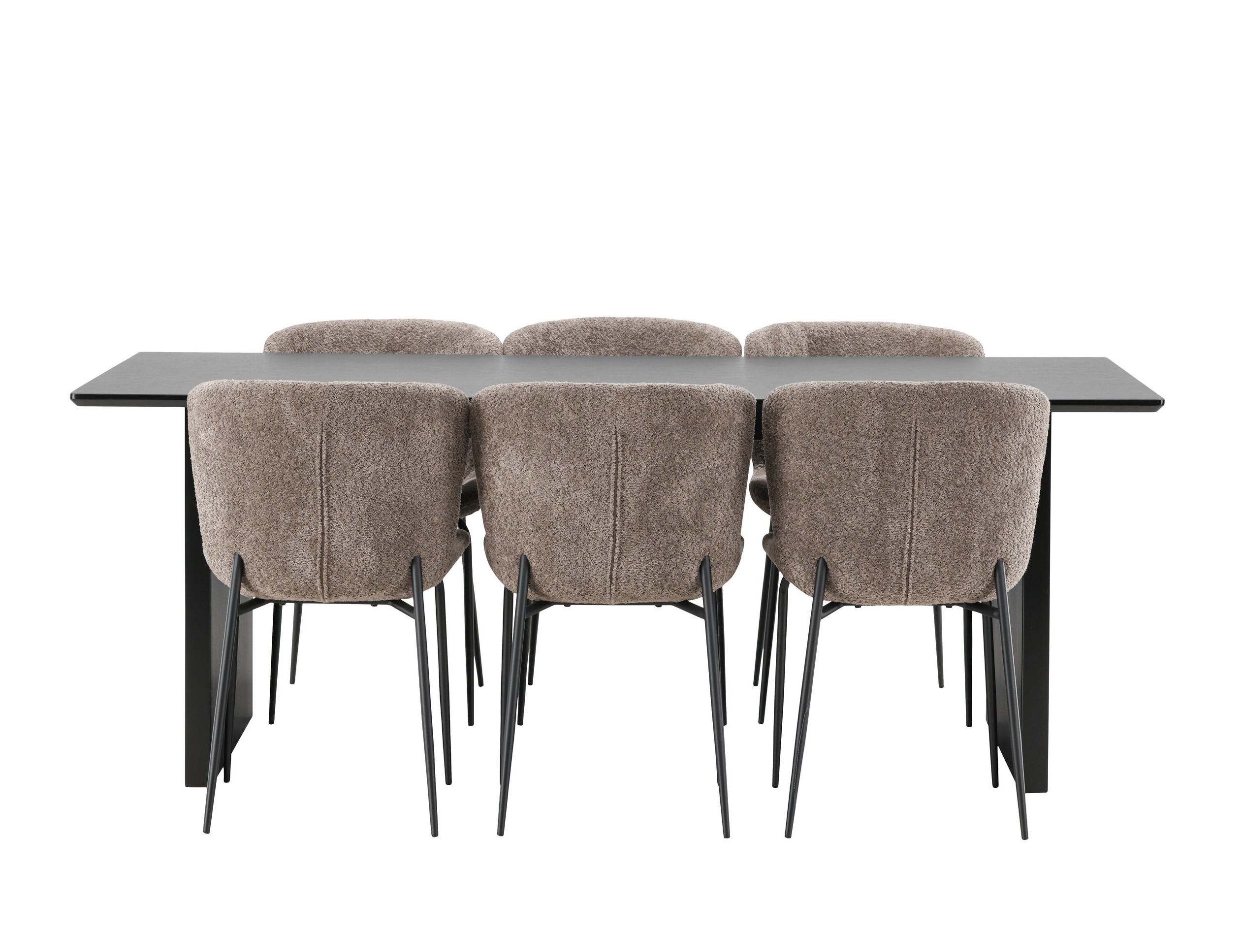 Conjunto de mesas y sillas para comedor Dallas 5066 (Marrón)