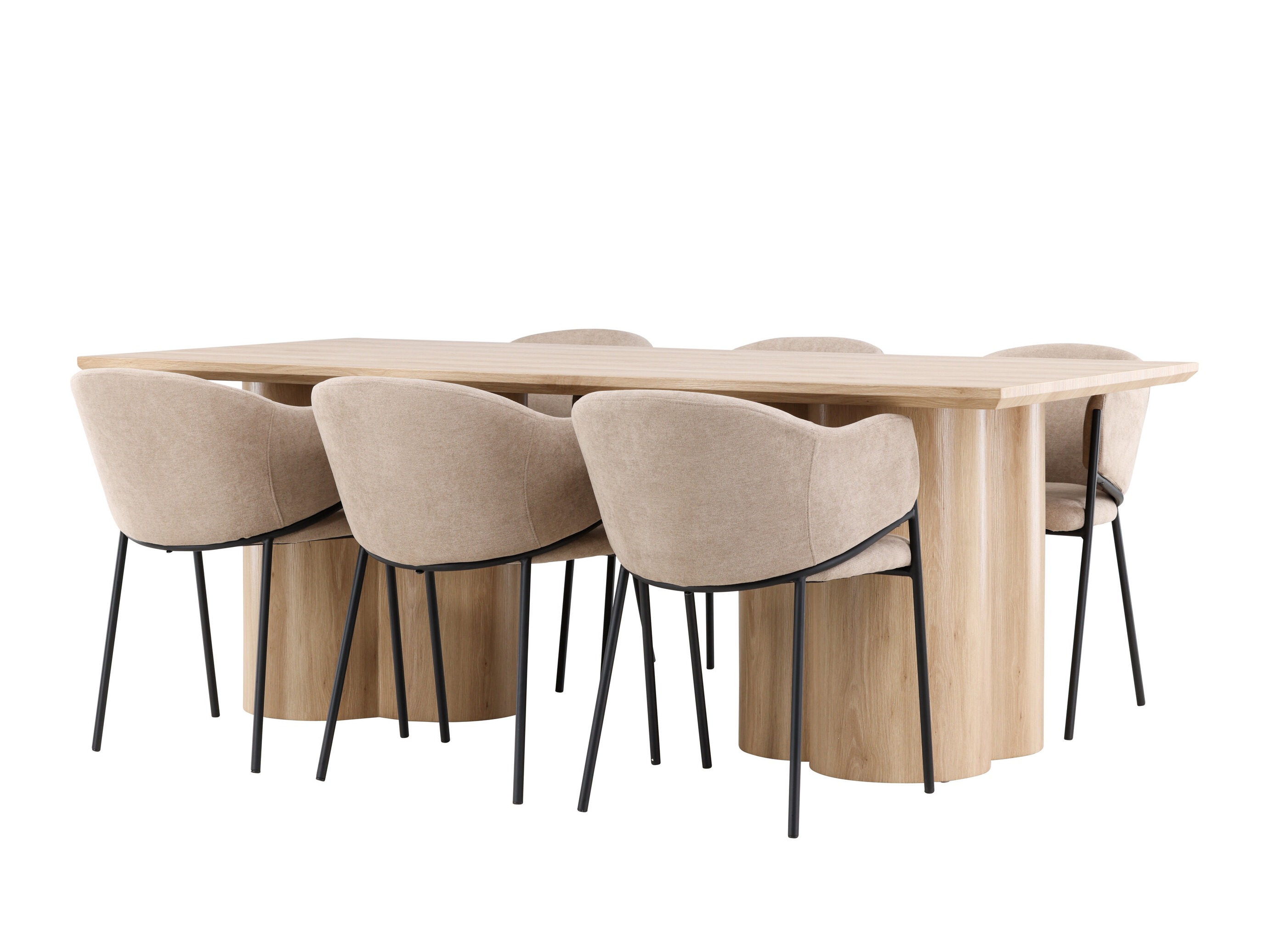 Conjunto de mesas y sillas para comedor Dallas 5070