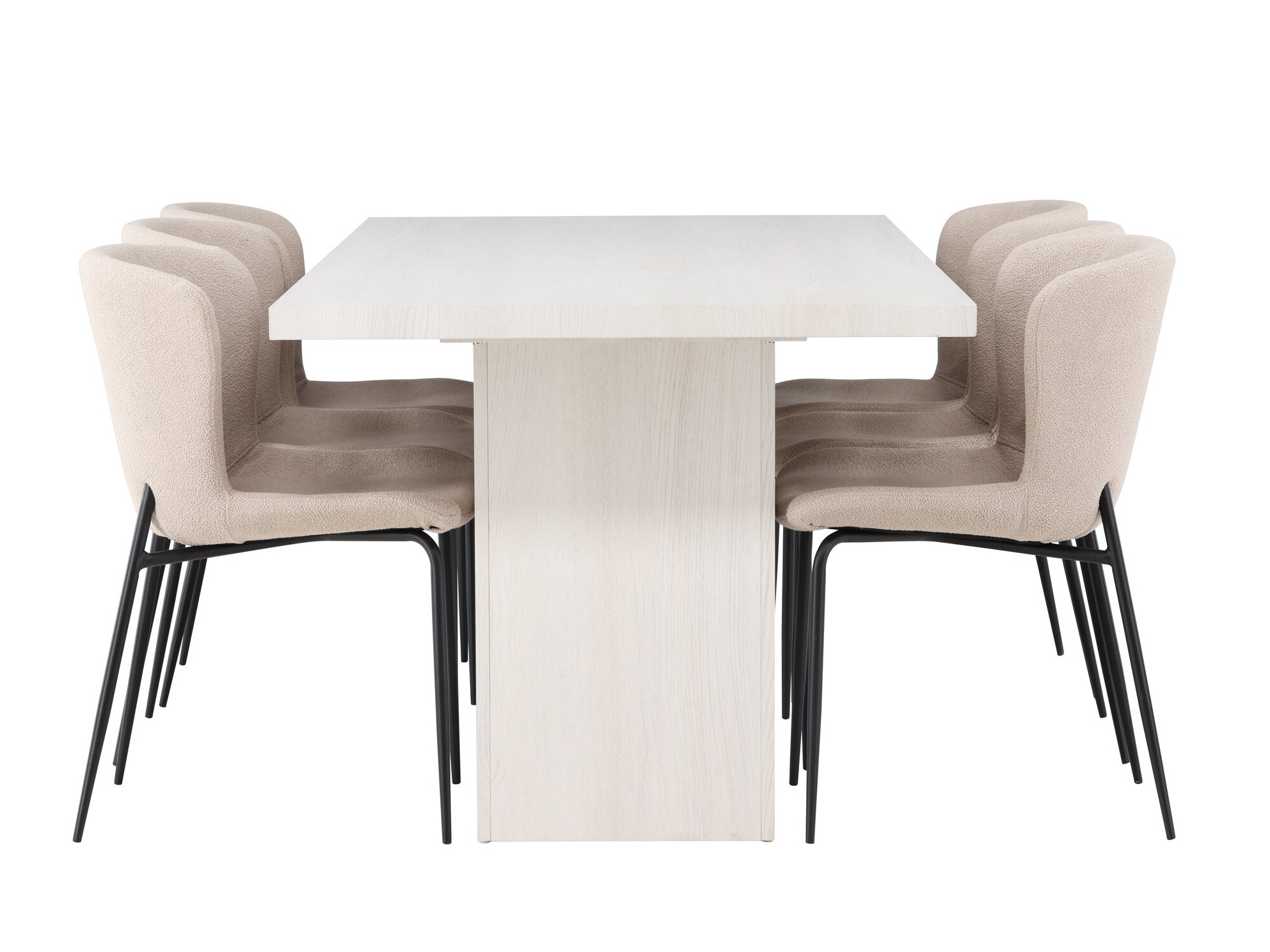 Conjunto de mesas y sillas para comedor Dallas 5080 (Beige)