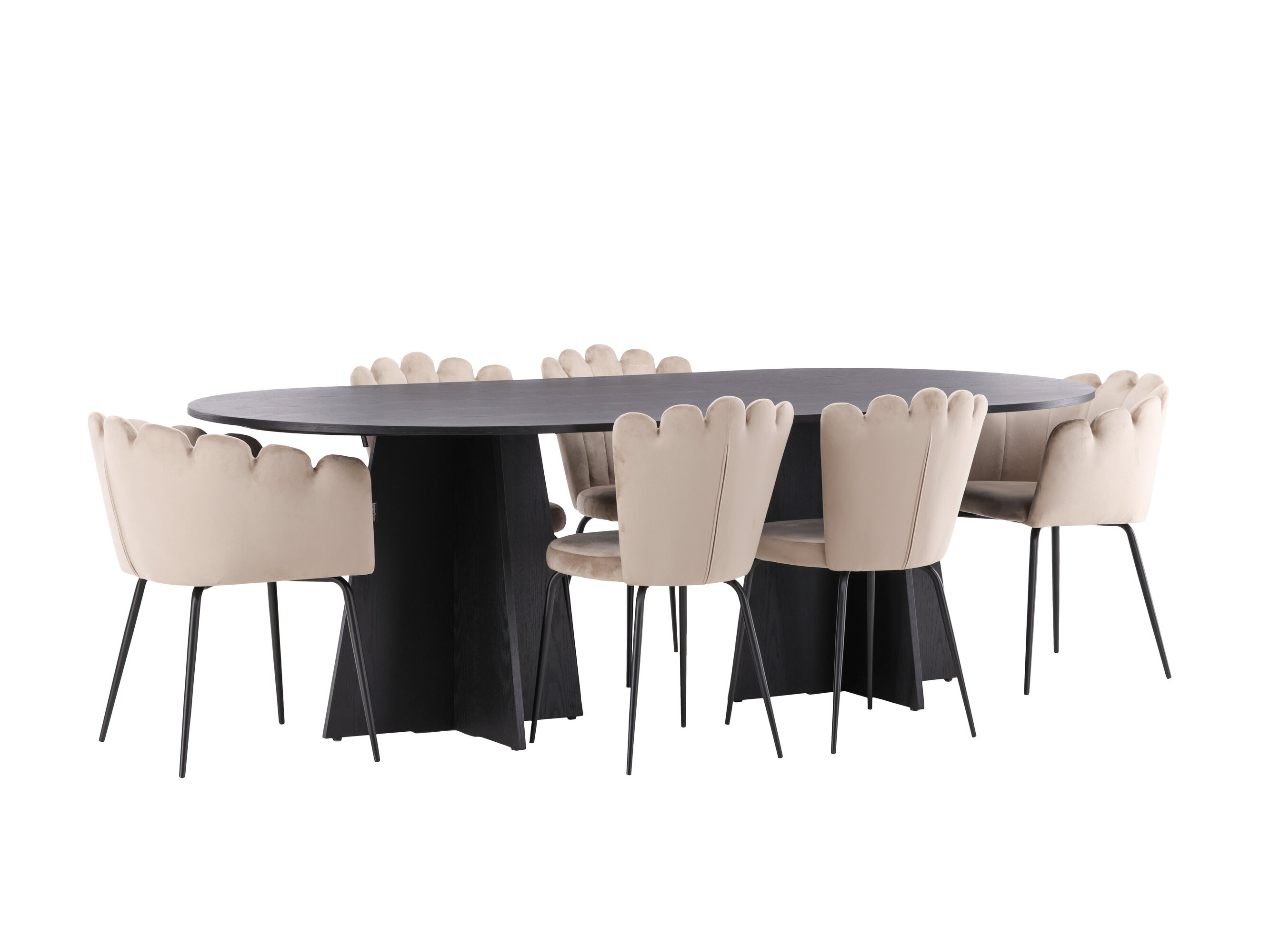 Conjunto de mesas y sillas para comedor Dallas 5081