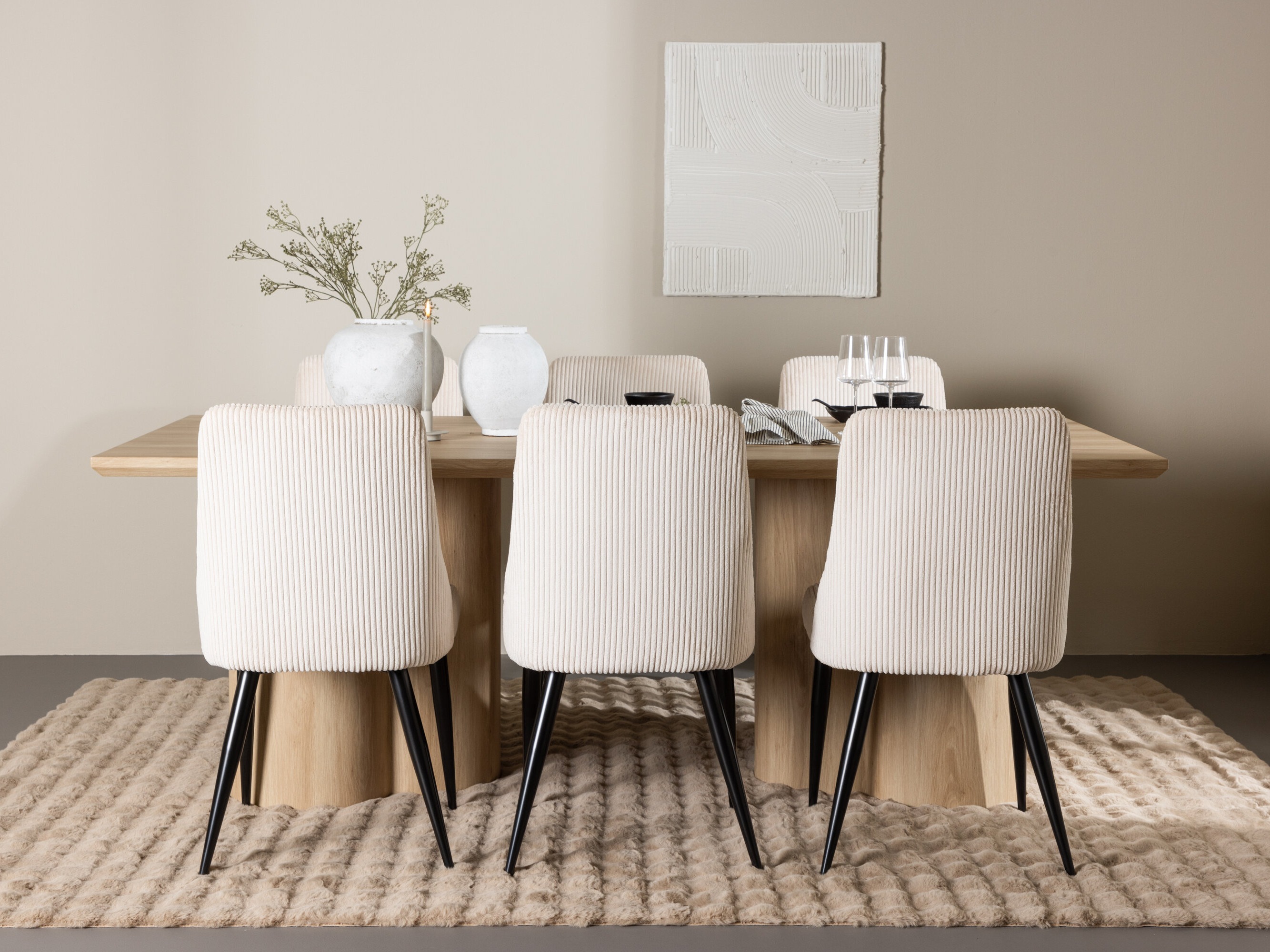 Conjunto de mesas y sillas para comedor Dallas 5179