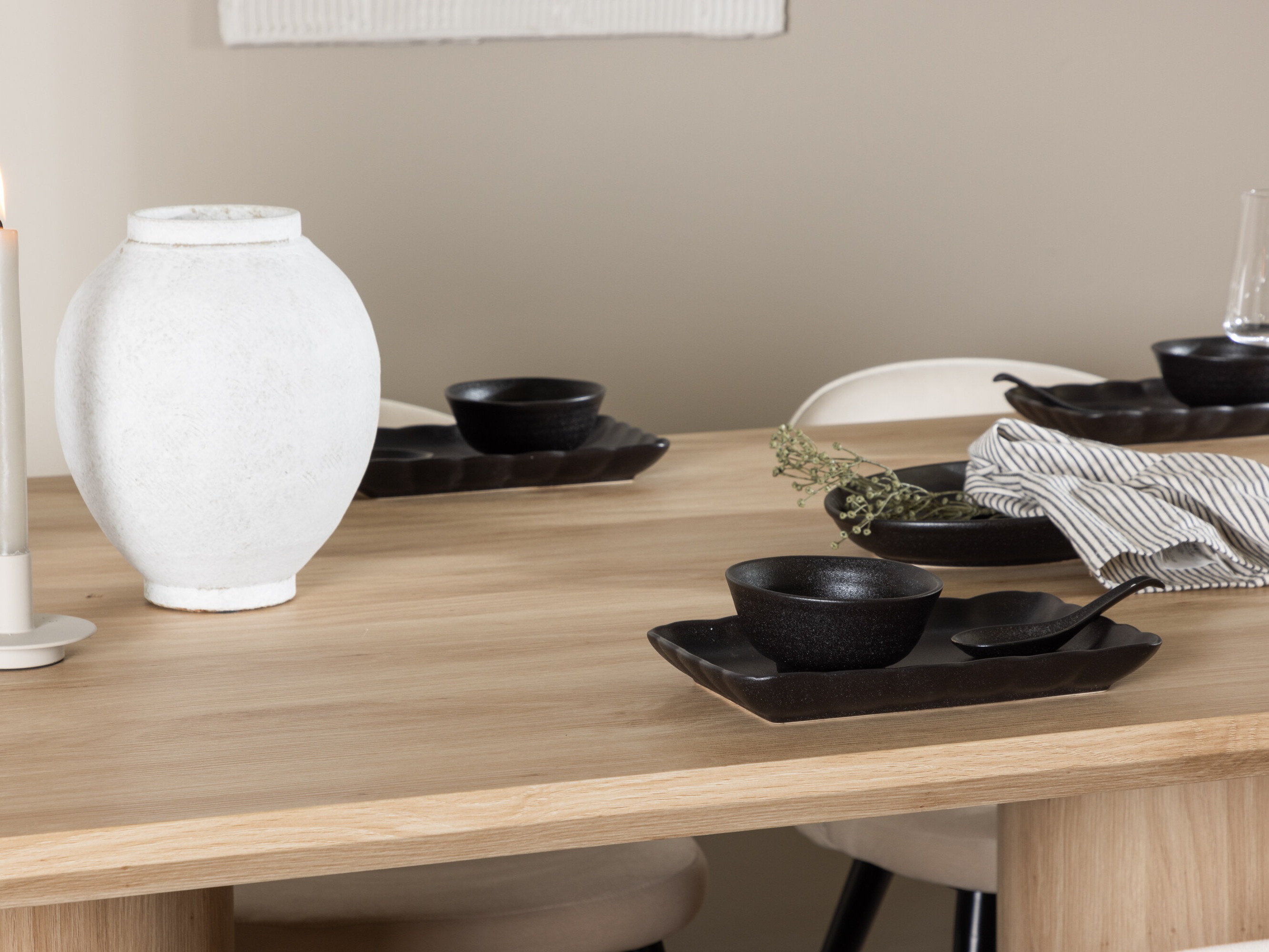 Conjunto de mesas y sillas para comedor Dallas 5330 (Luminoso madera)