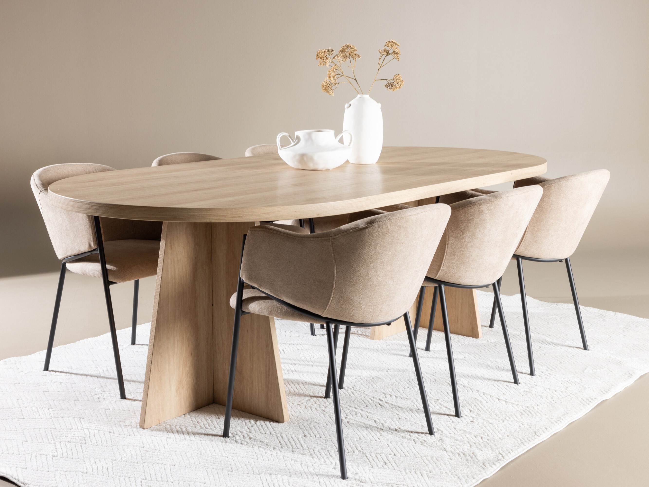 Conjunto de mesas y sillas para comedor Dallas 5082