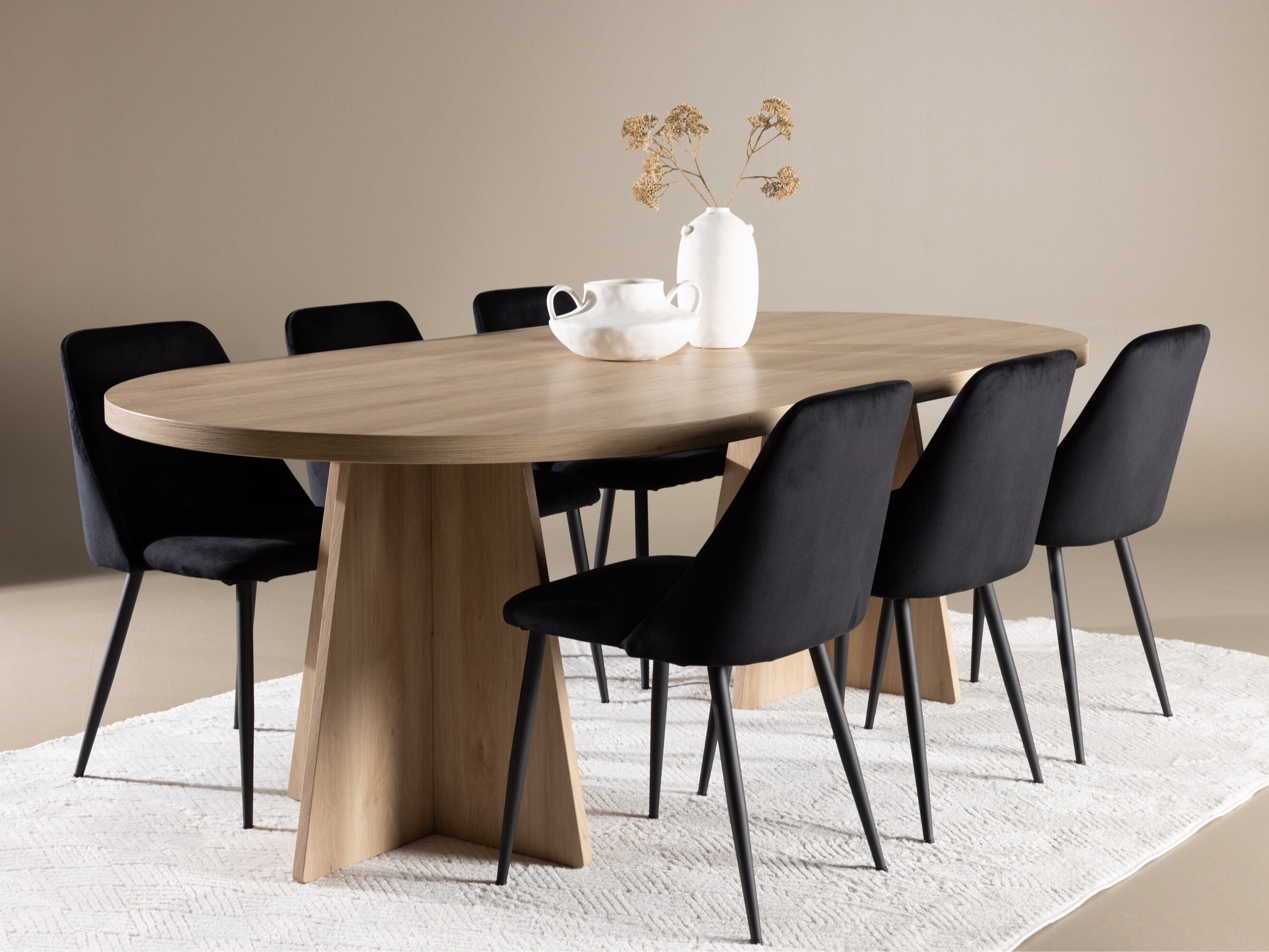 Conjunto de mesas y sillas para comedor Dallas 5087