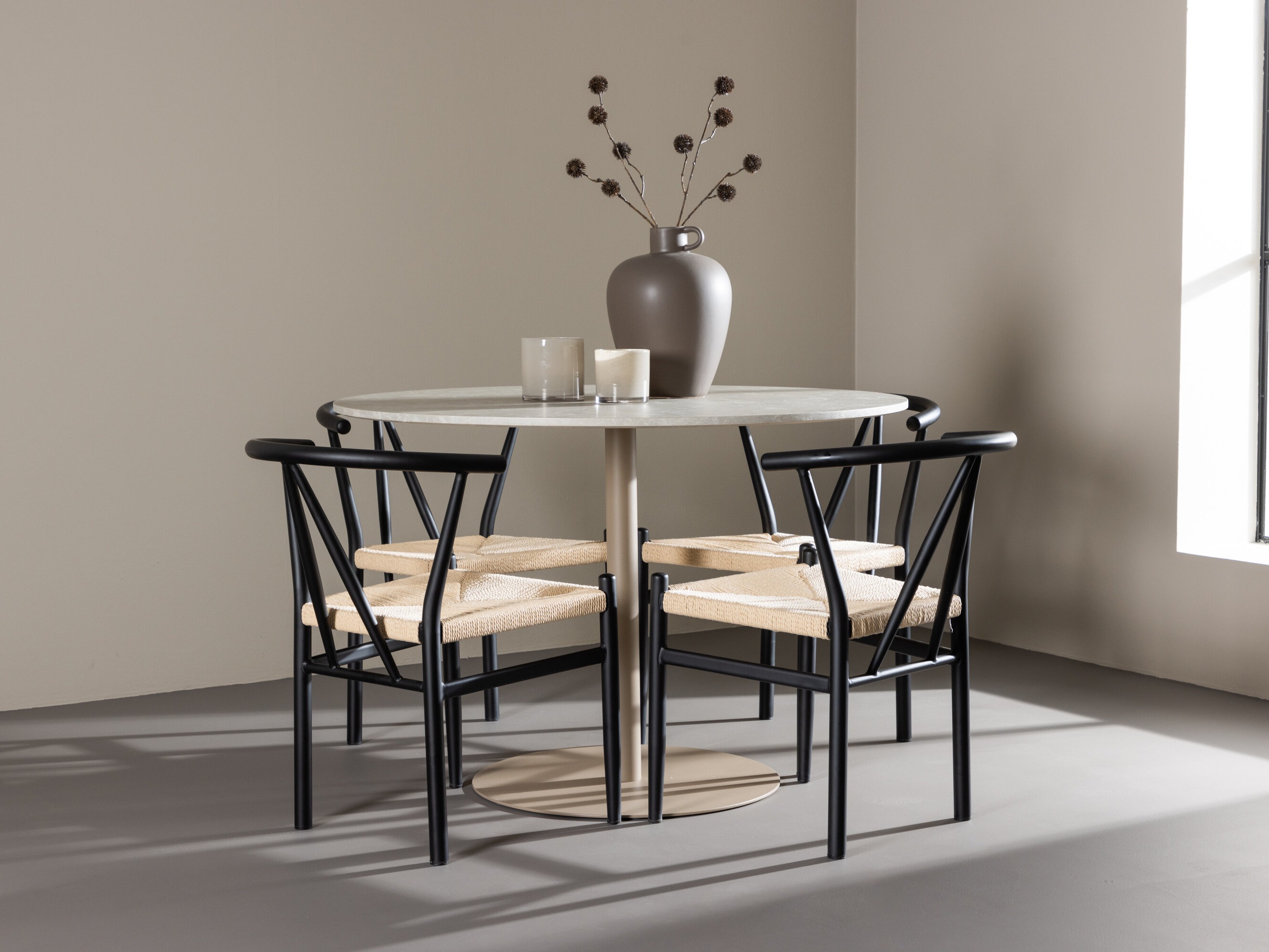 Conjunto de mesas y sillas para comedor Dallas 5090