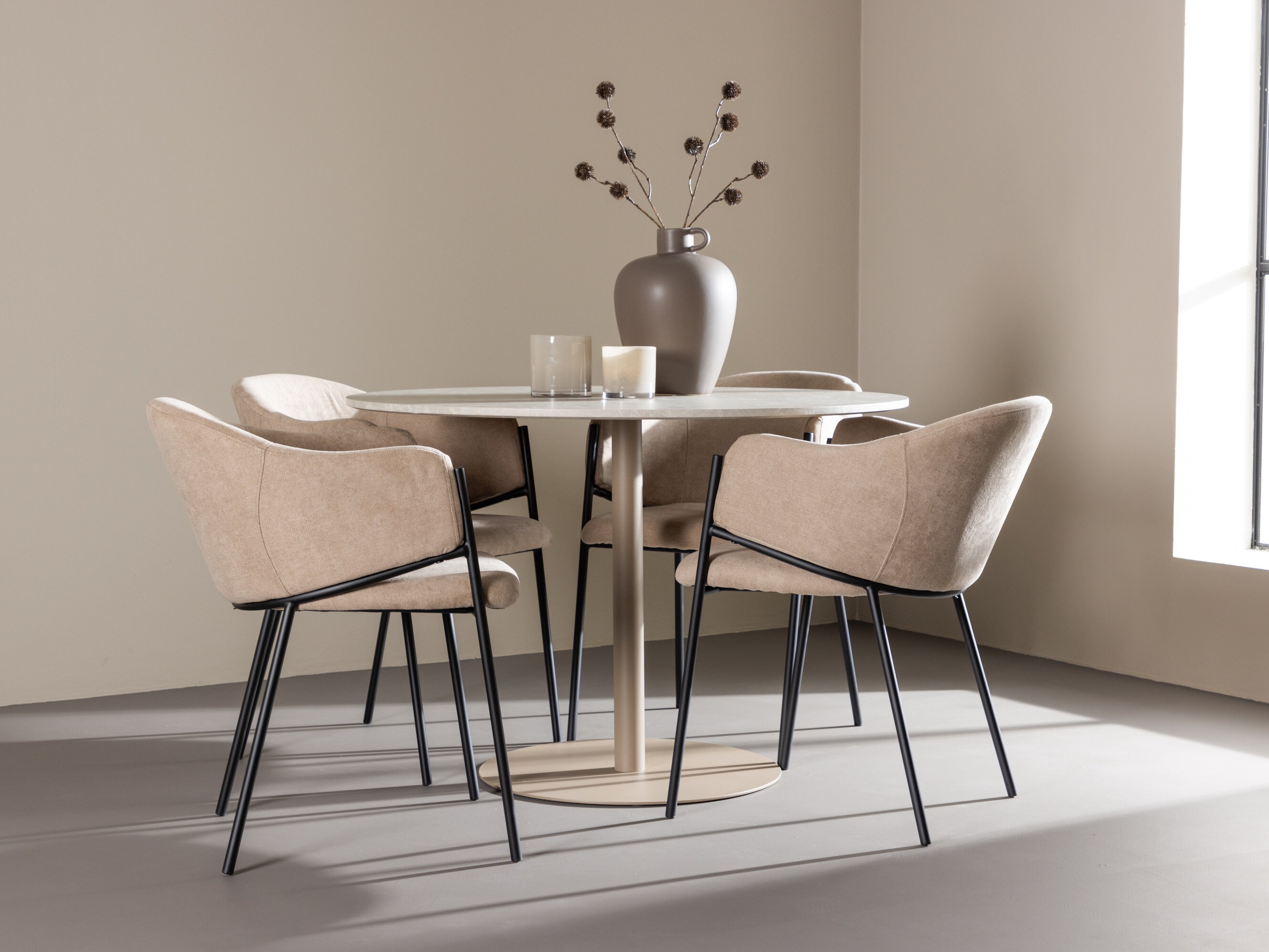 Conjunto de mesas y sillas para comedor Dallas 5091