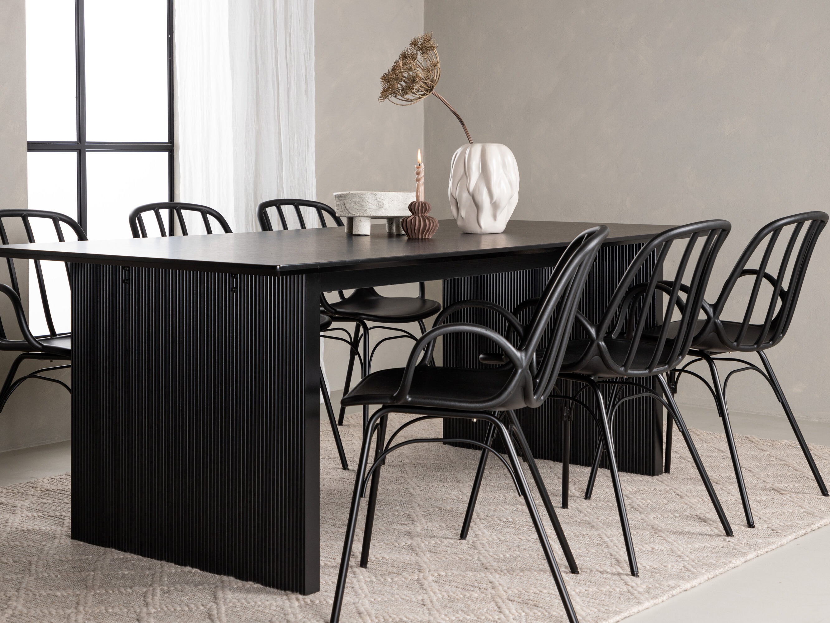 Conjunto de mesas y sillas para comedor Dallas 5094