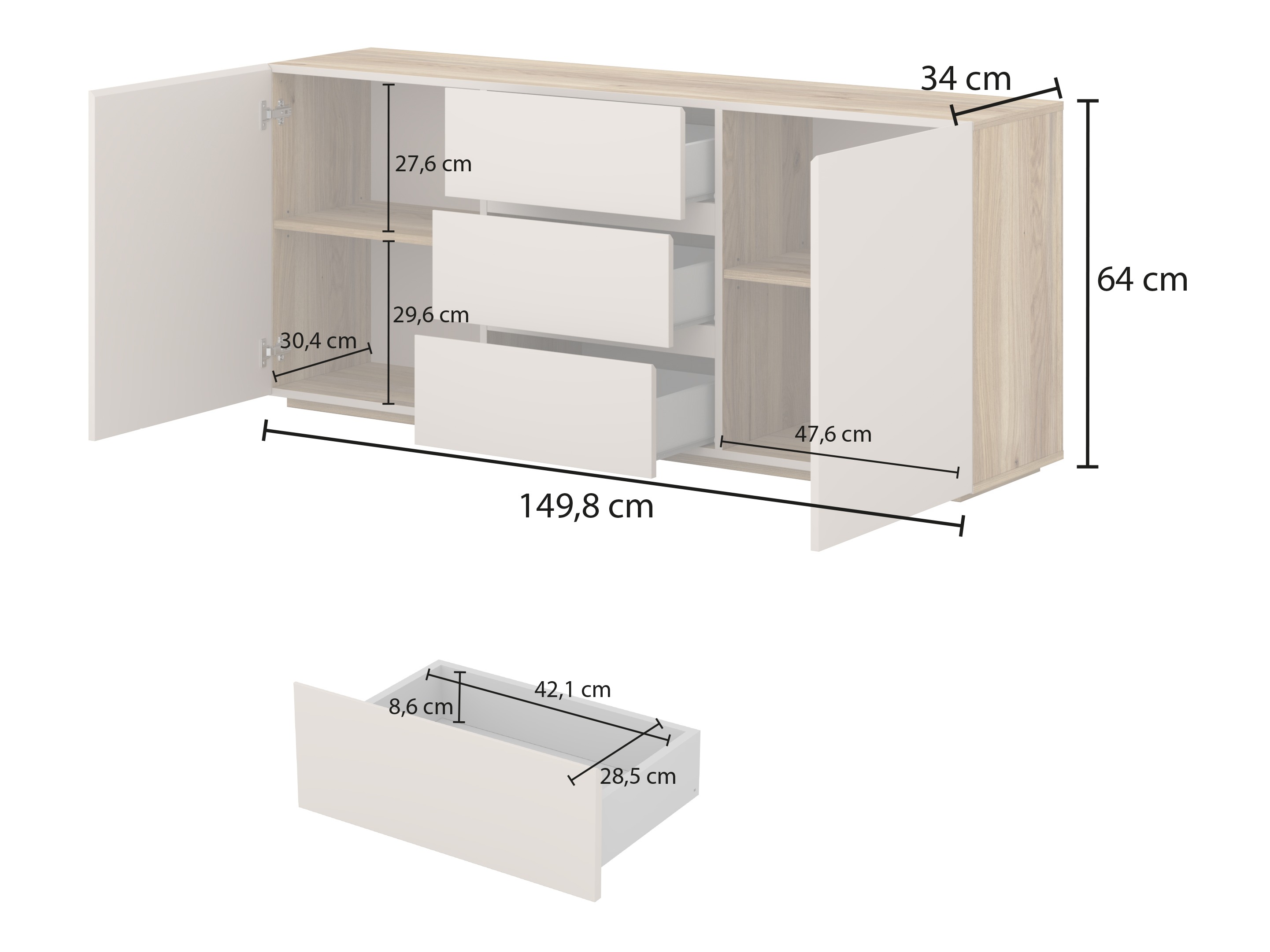 Conjunto de salón Alsono 105