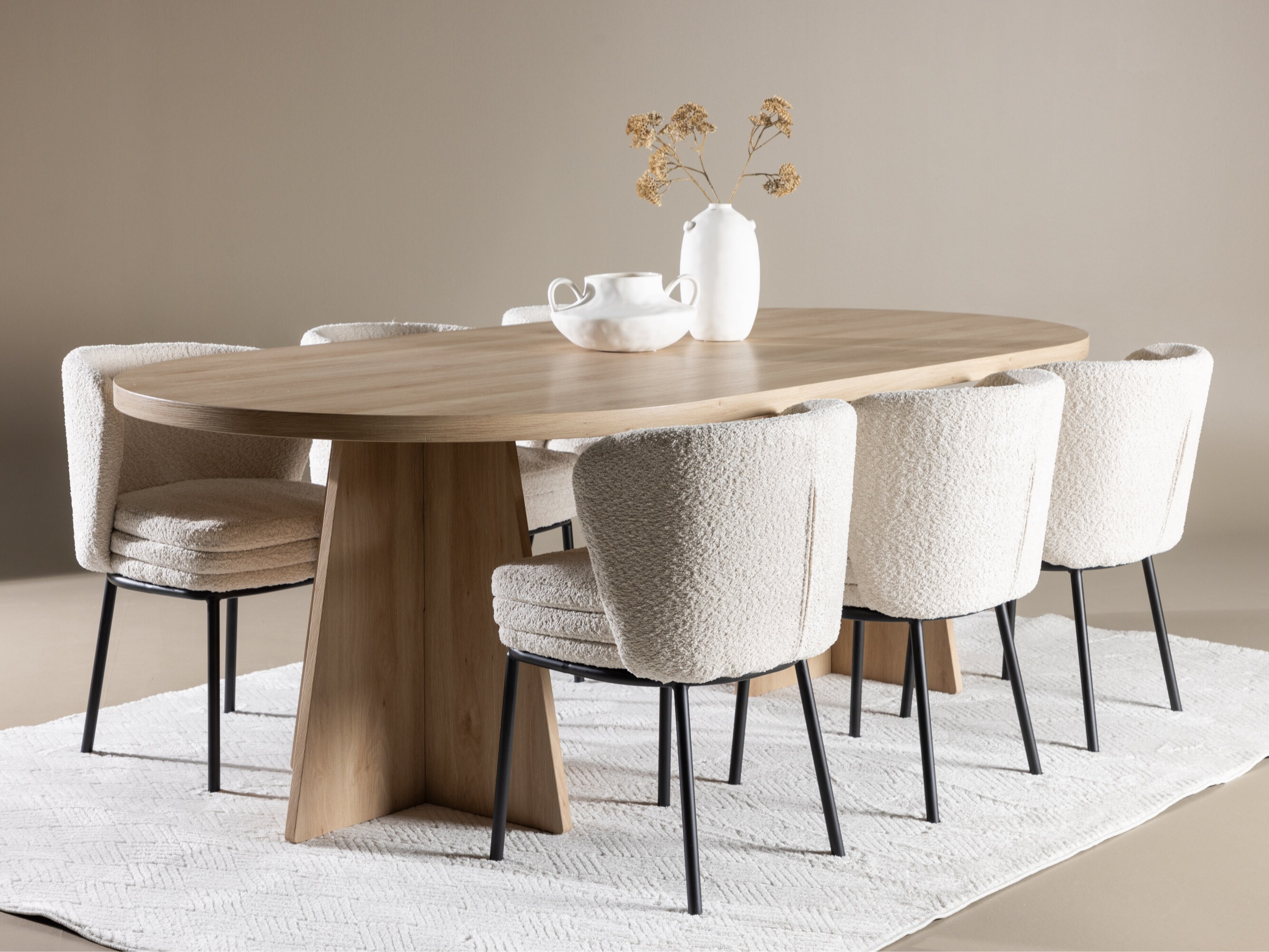 Conjunto de mesas y sillas para comedor Dallas 5098