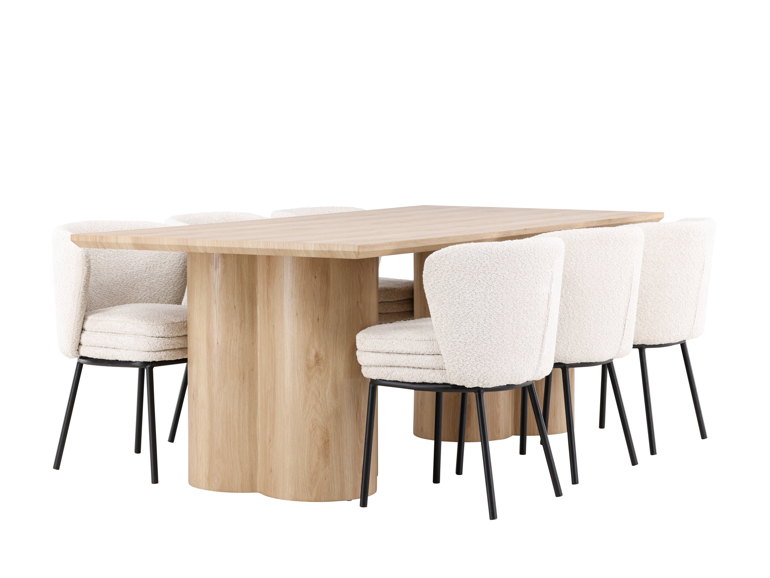 Conjunto de mesas y sillas para comedor Dallas 5099