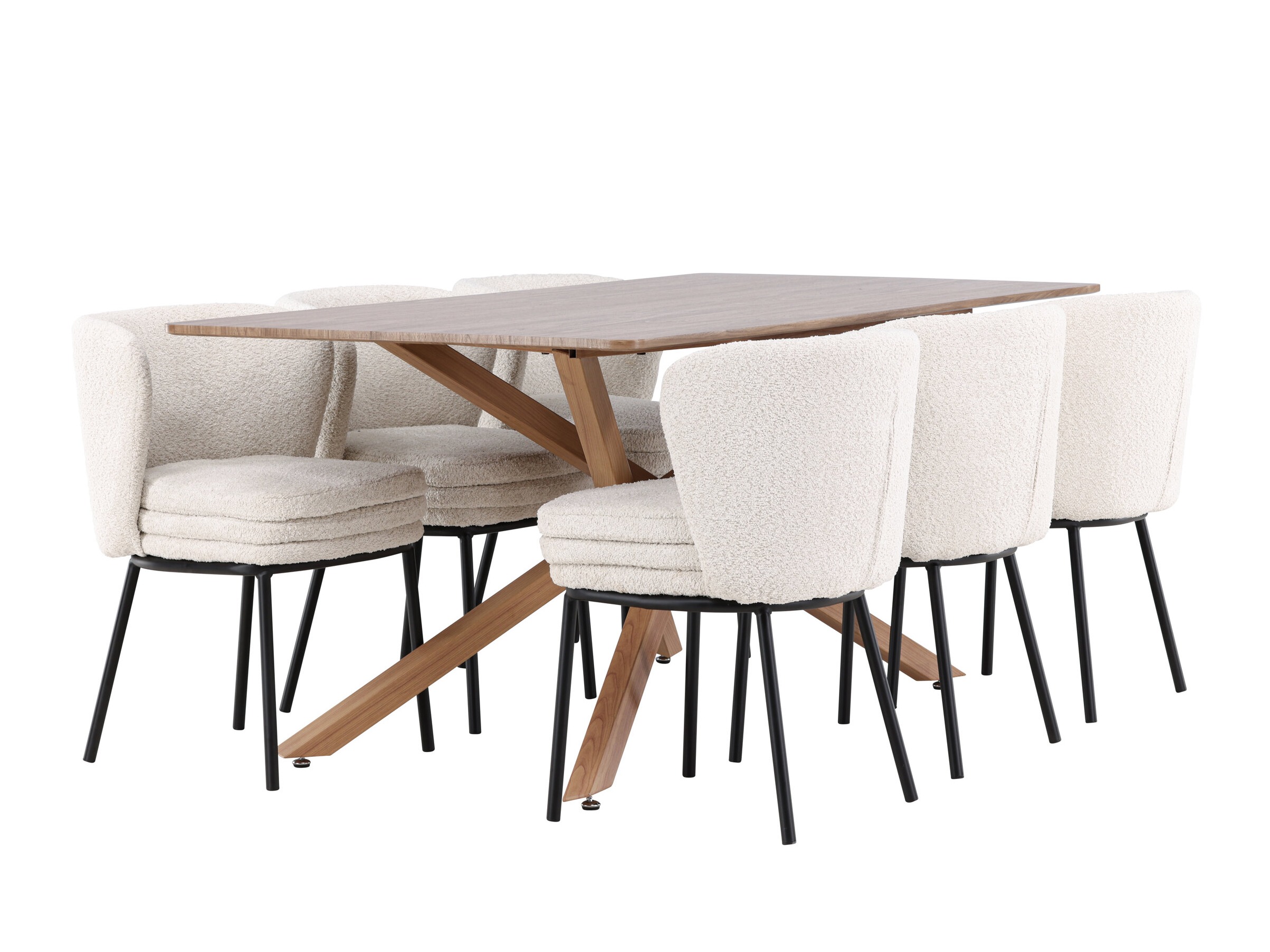 Conjunto de mesas y sillas para comedor Dallas 5100