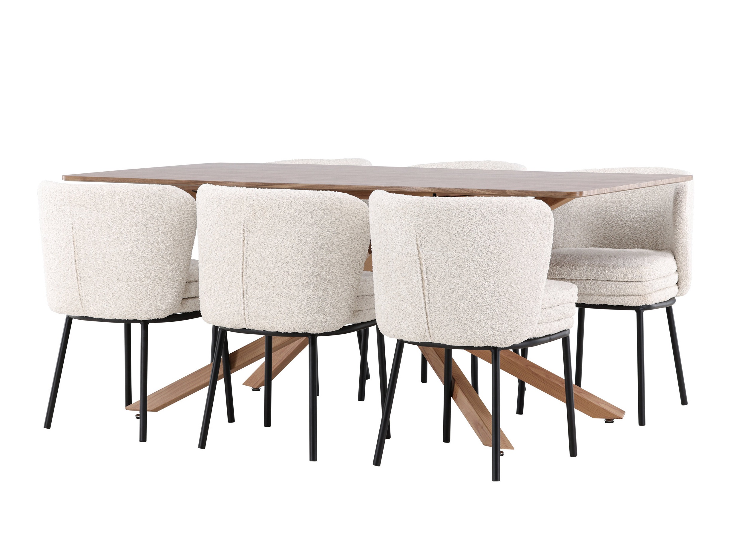 Conjunto de mesas y sillas para comedor Dallas 5100