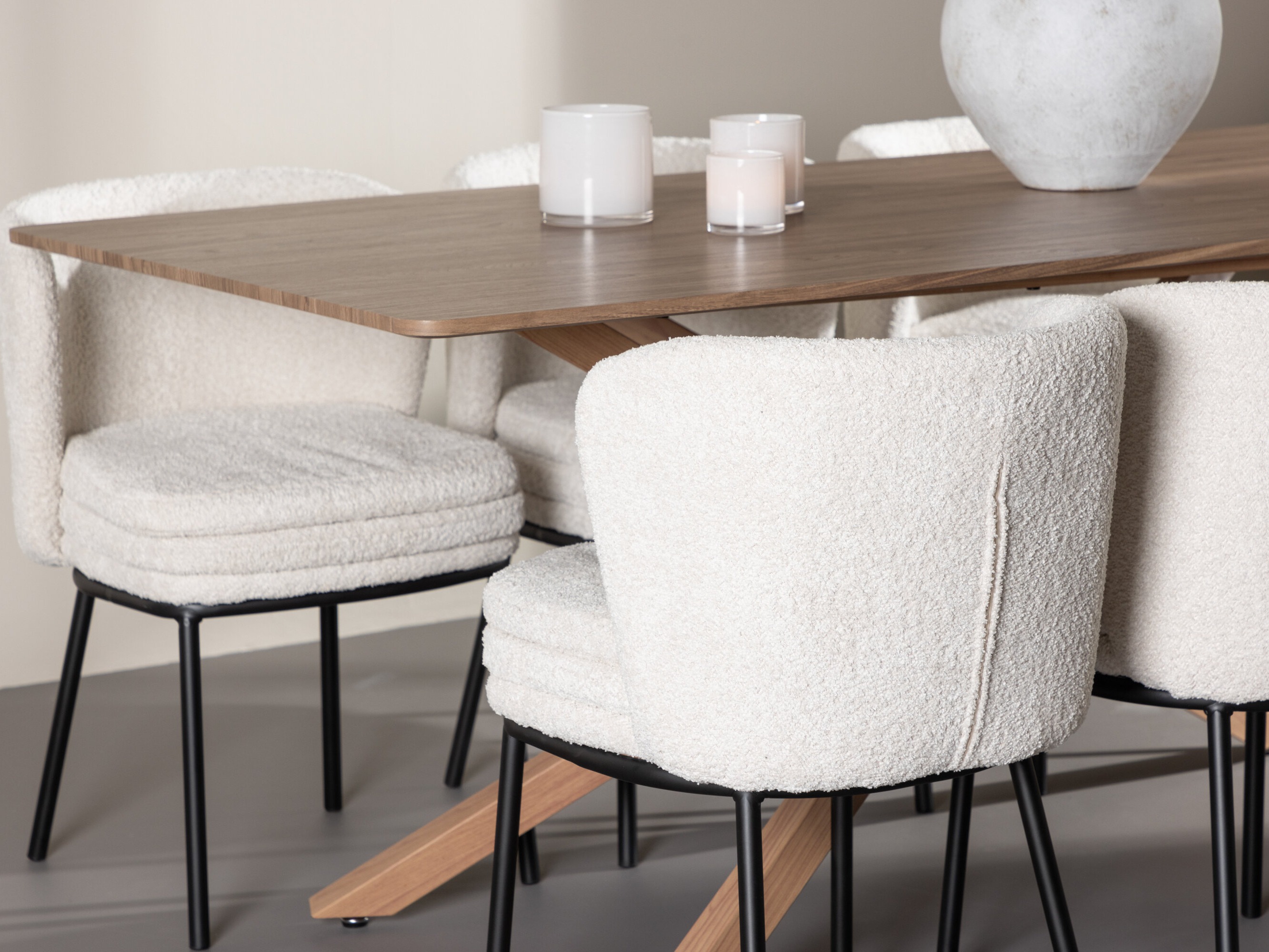 Conjunto de mesas y sillas para comedor Dallas 5100