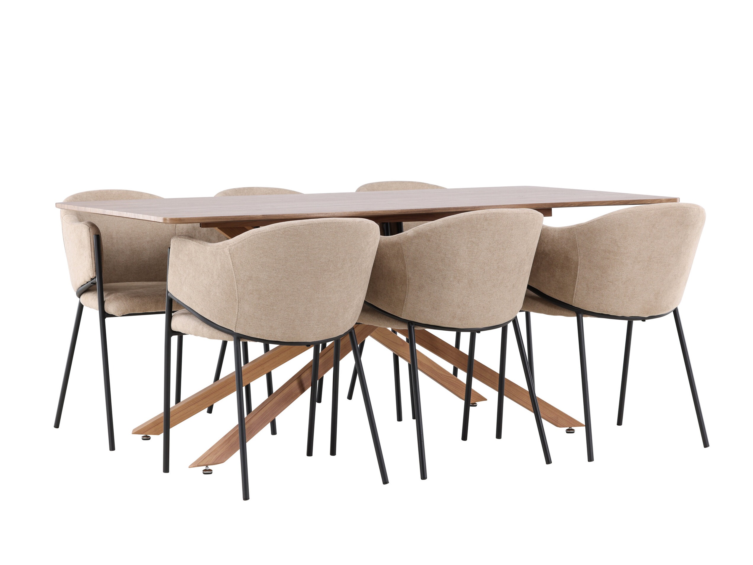 Conjunto de mesas y sillas para comedor Dallas 5101