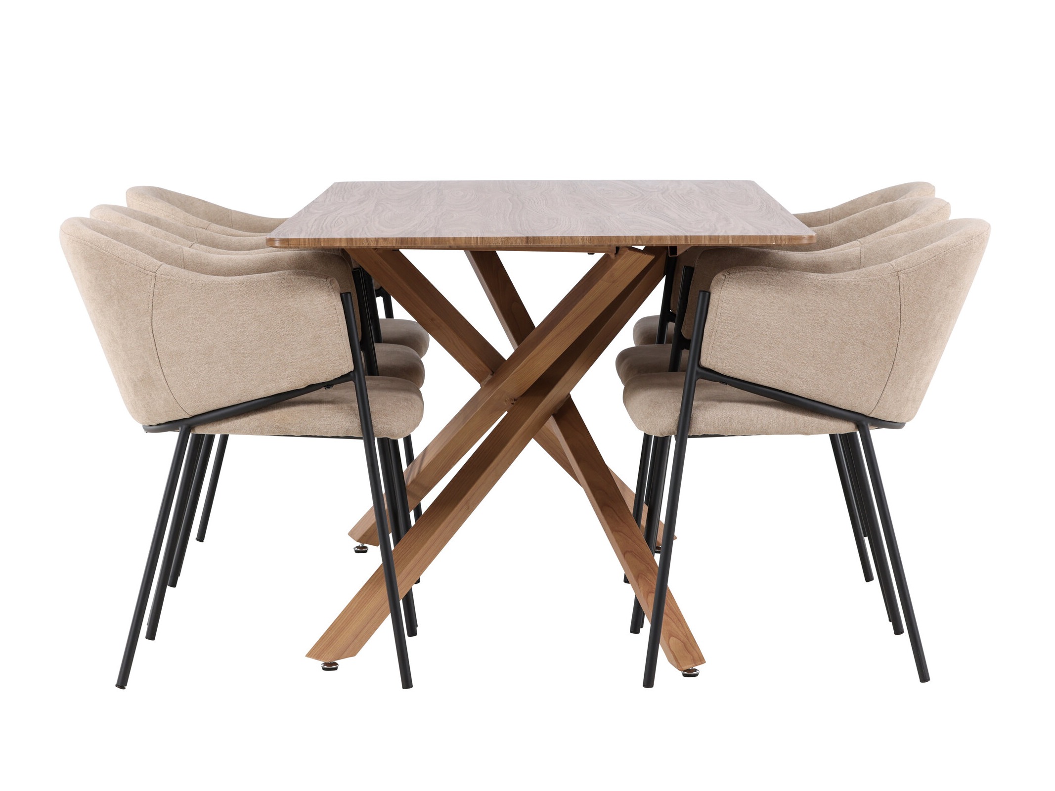 Conjunto de mesas y sillas para comedor Dallas 5101