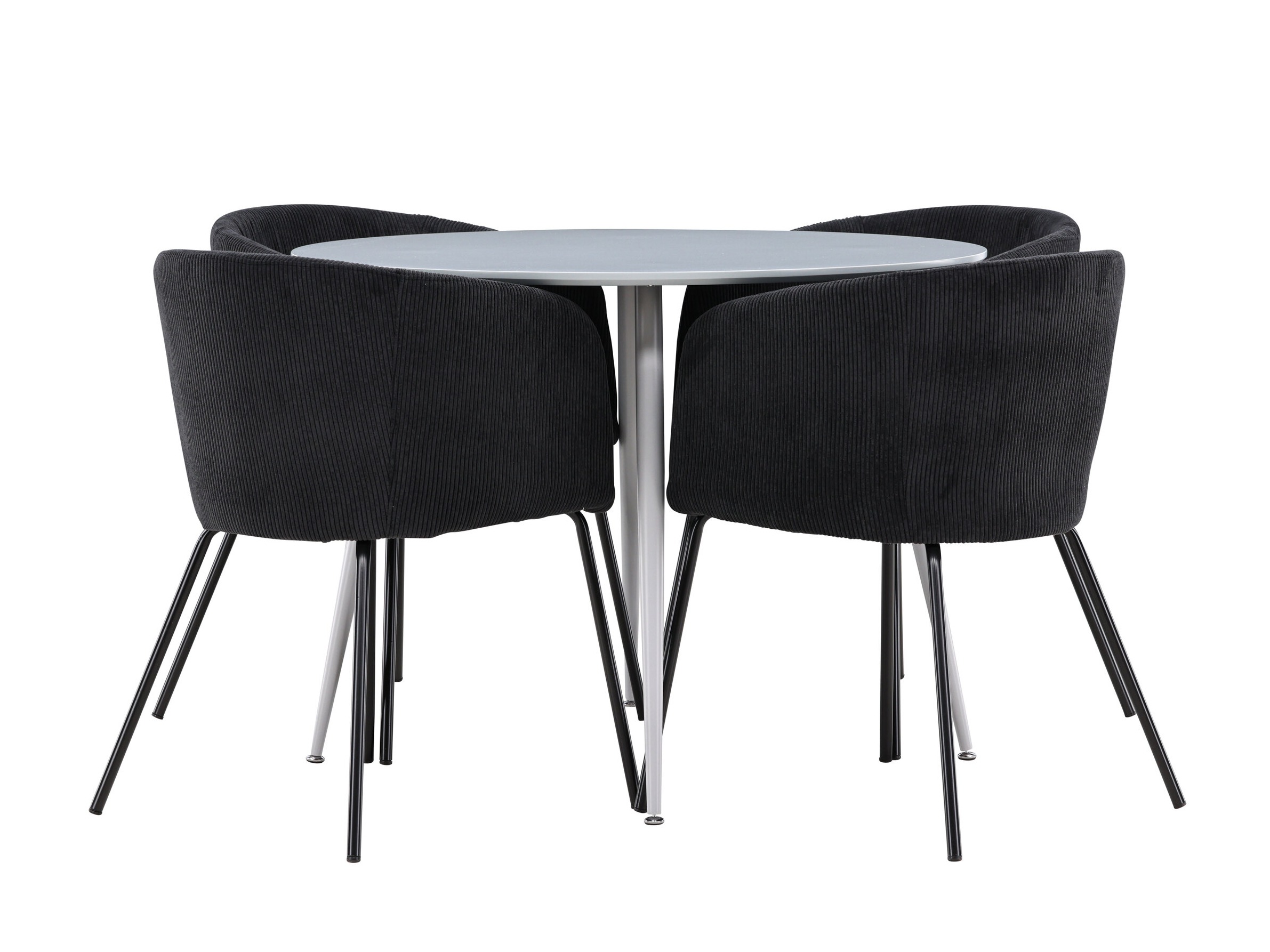 Conjunto de mesas y sillas para comedor Dallas 5103 (Gris)