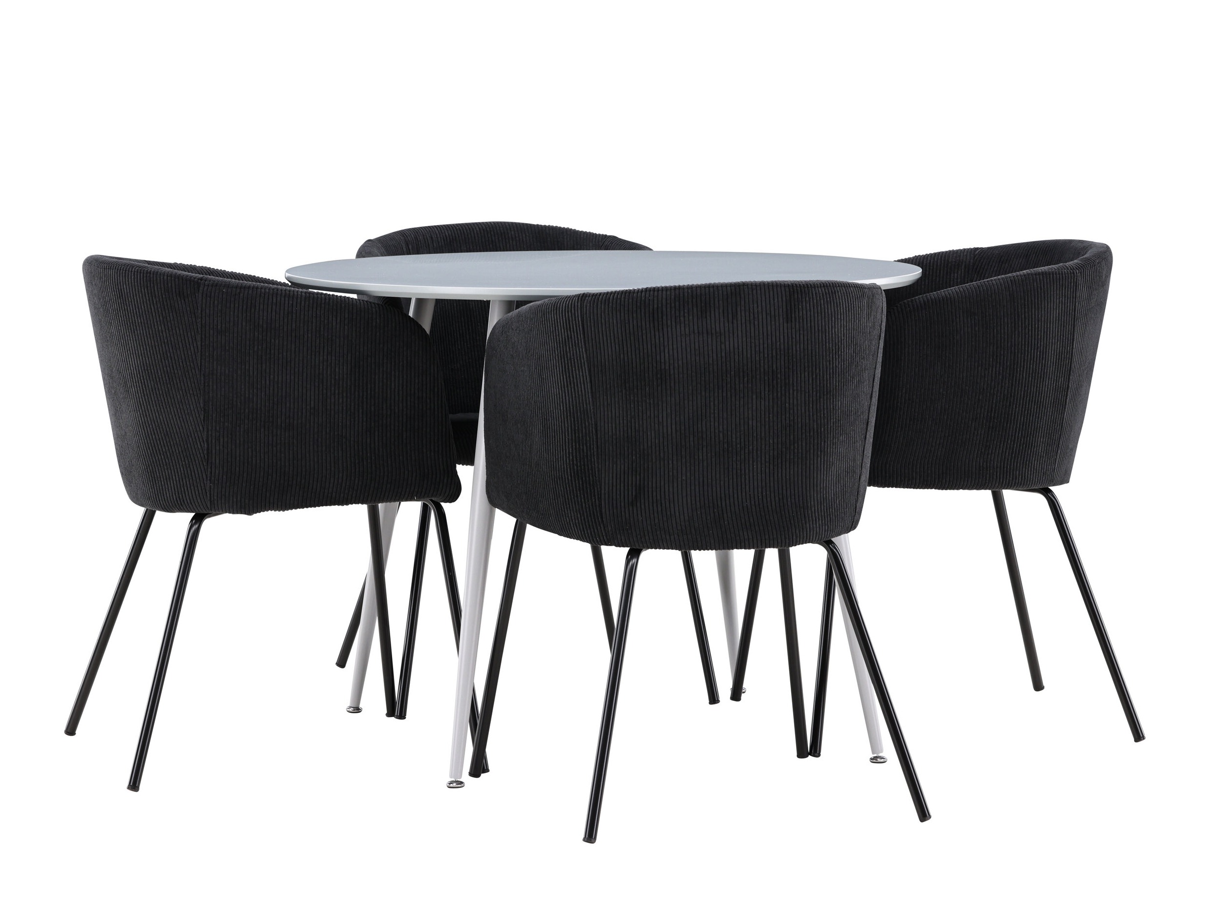 Conjunto de mesas y sillas para comedor Dallas 5103 (Gris)