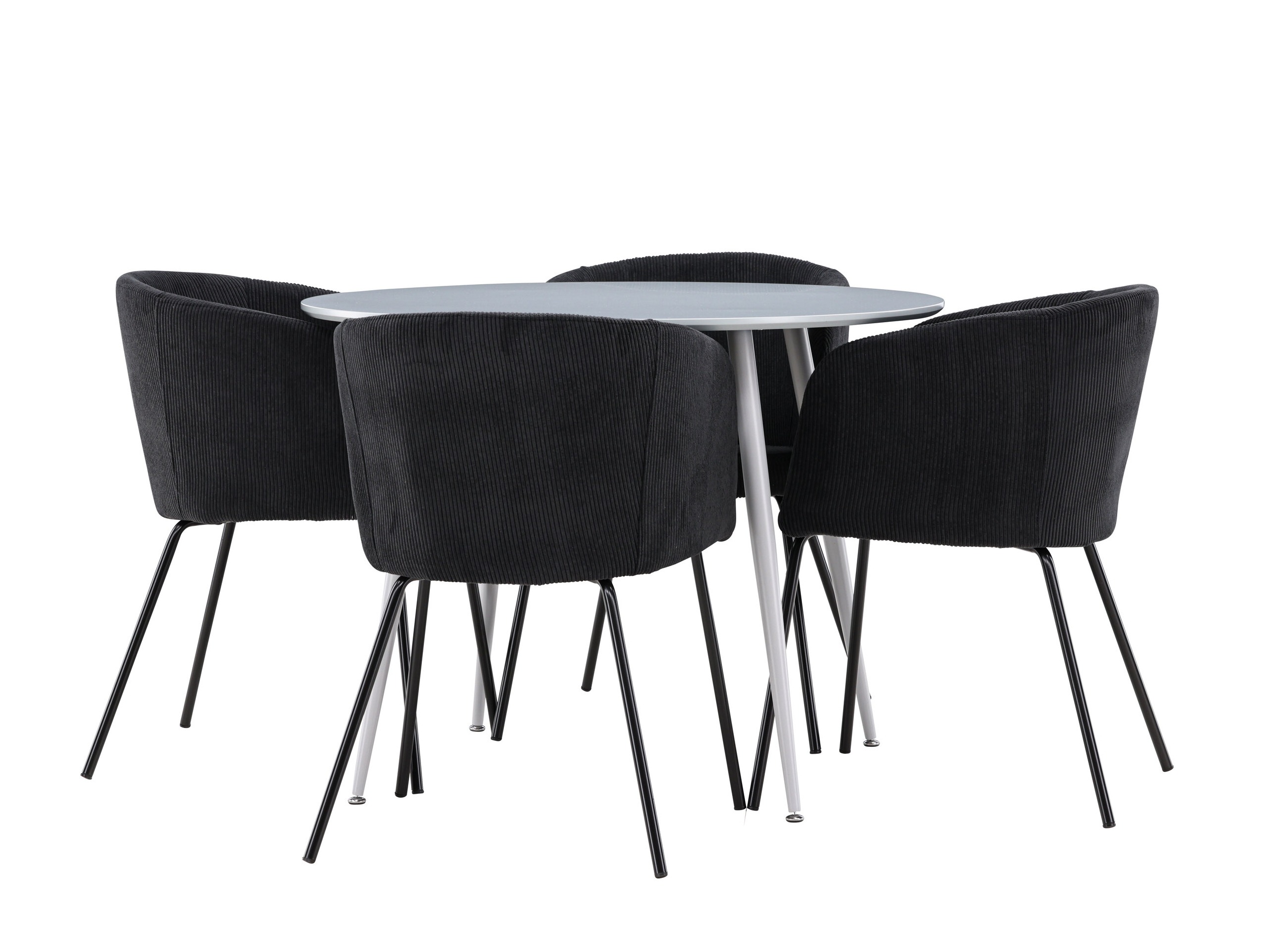 Conjunto de mesas y sillas para comedor Dallas 5103 (Gris)