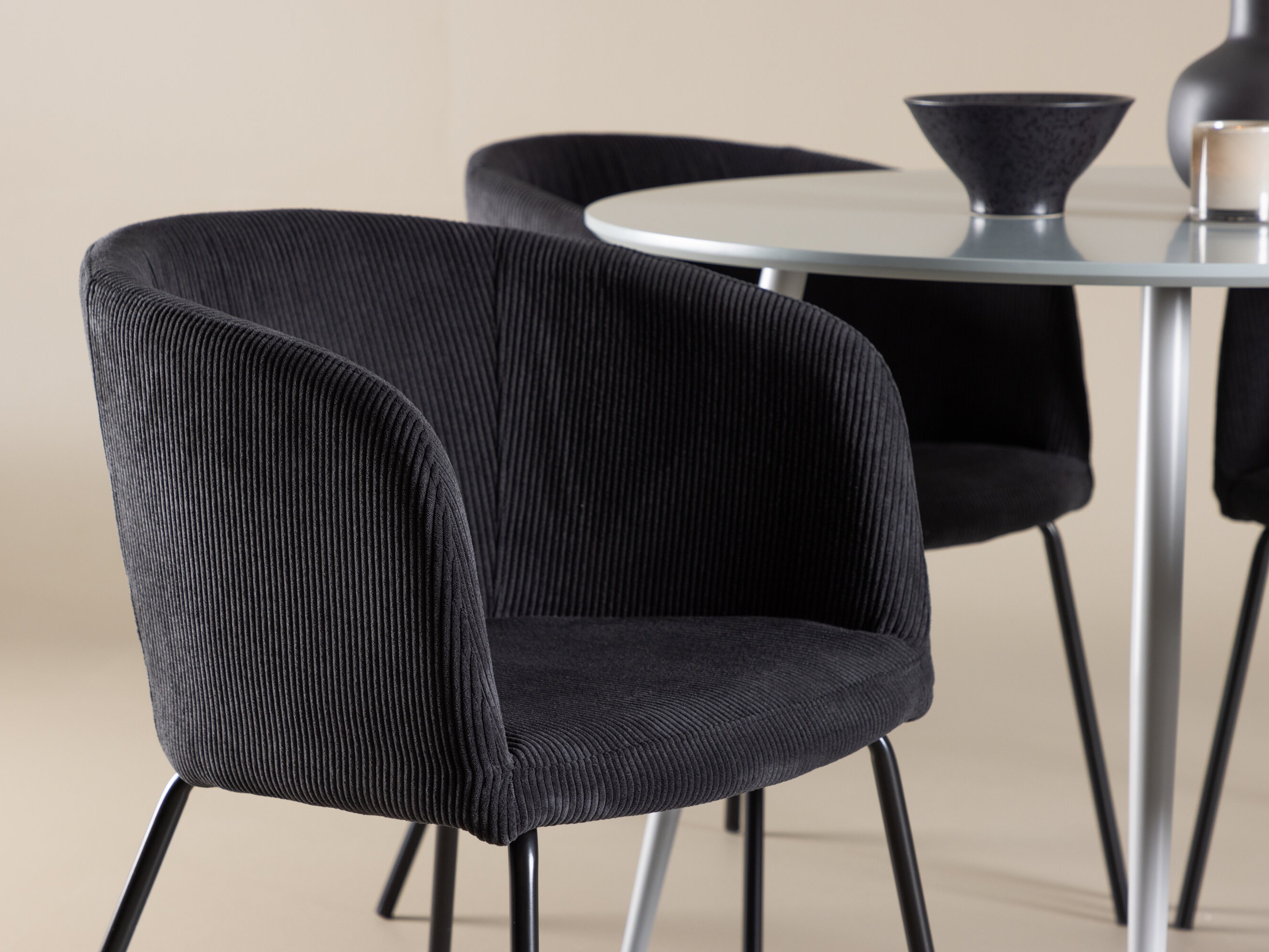 Conjunto de mesas y sillas para comedor Dallas 5103 (Gris)