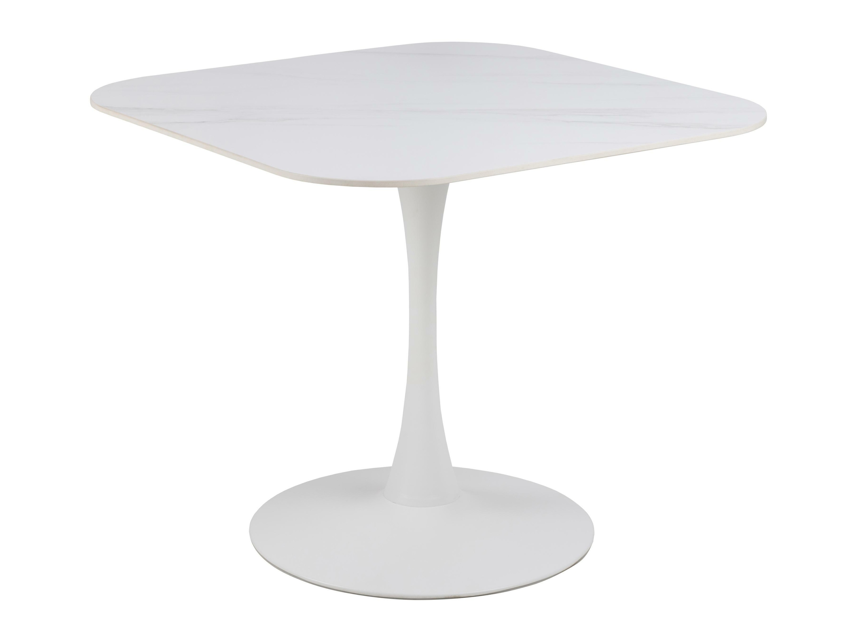 Mesa Norsica 690 (Blanco + Mármol blanco)