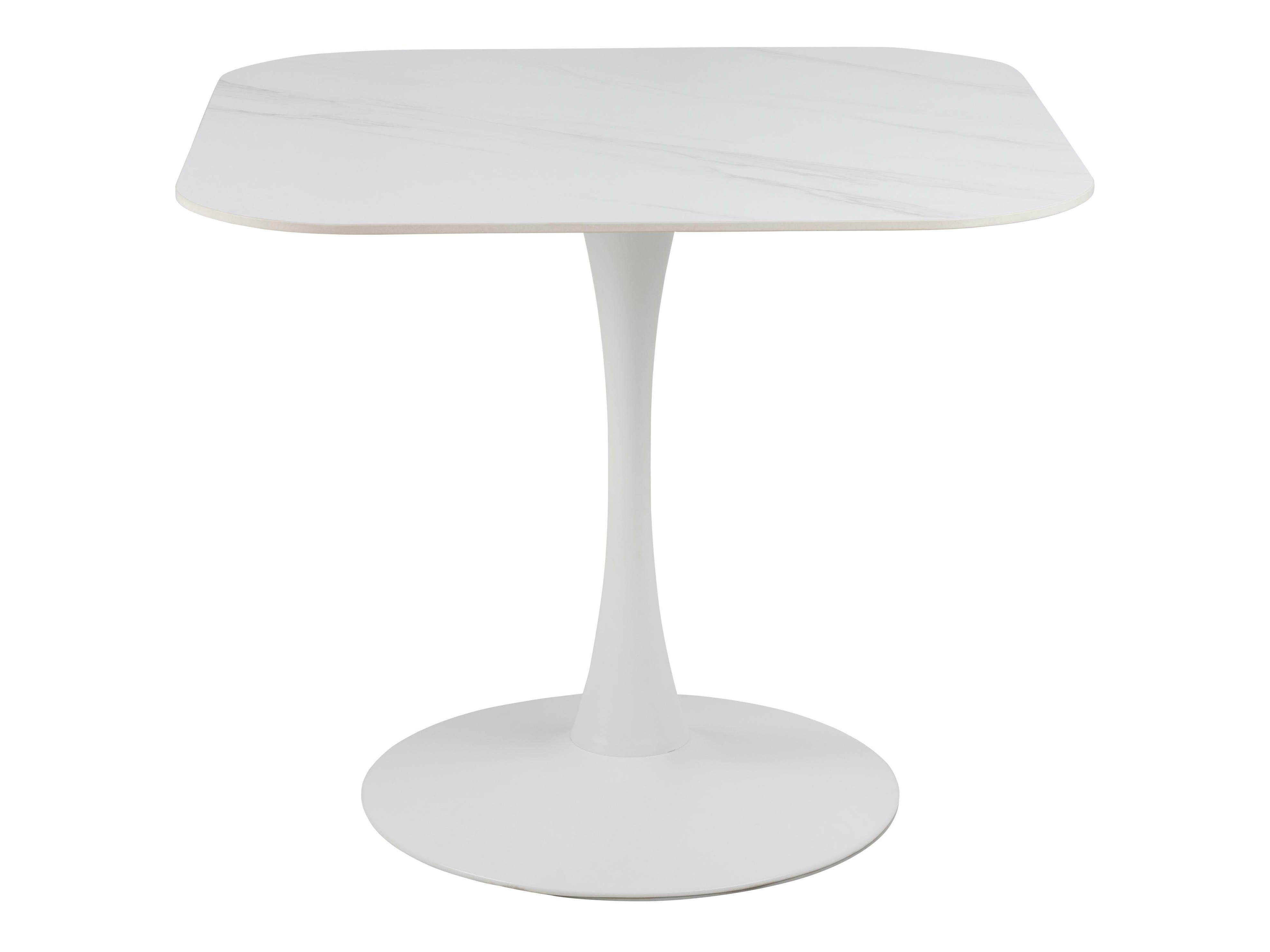 Mesa Norsica 690 (Blanco + Mármol blanco)