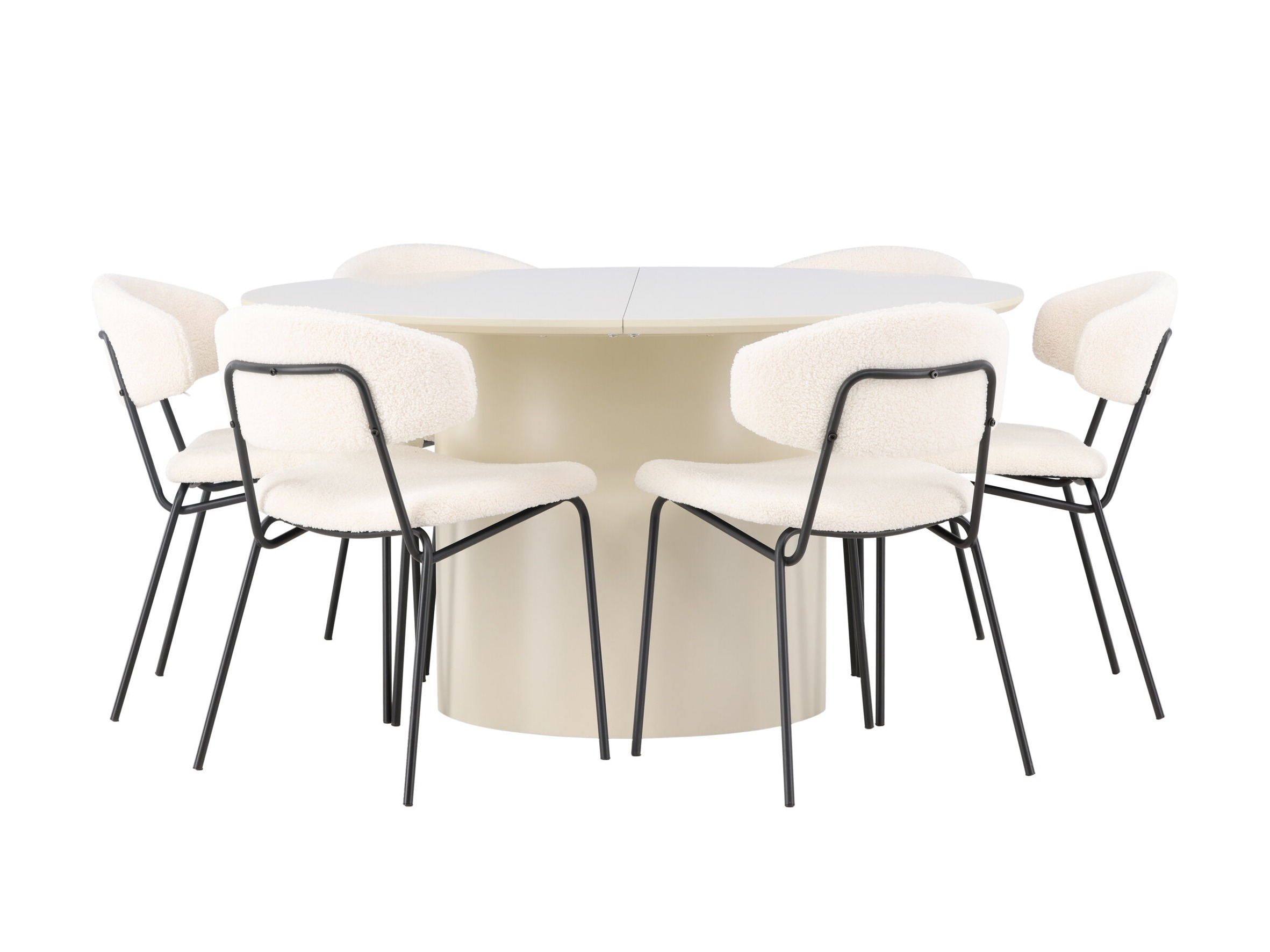 Conjunto de mesas y sillas para comedor Dallas 5112