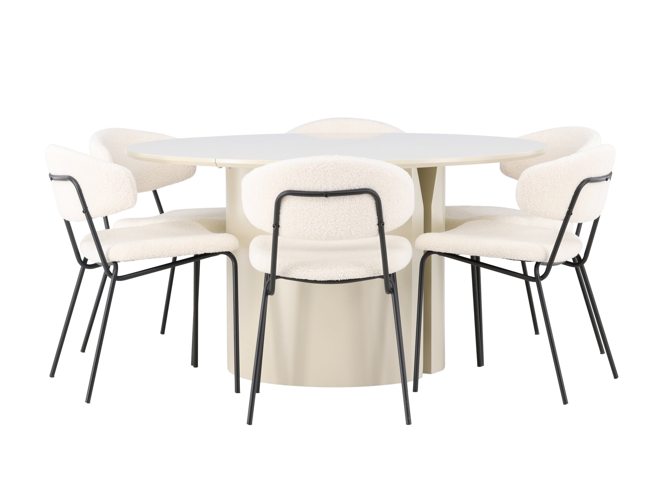 Conjunto de mesas y sillas para comedor Dallas 5112