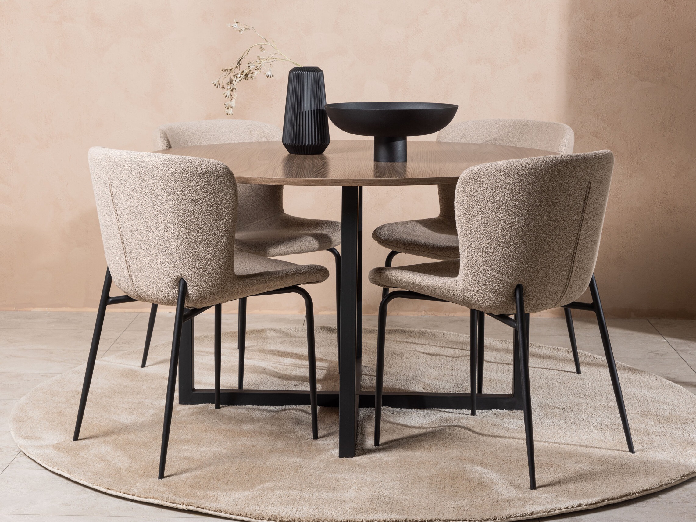 Conjunto de mesas y sillas para comedor Dallas 5114