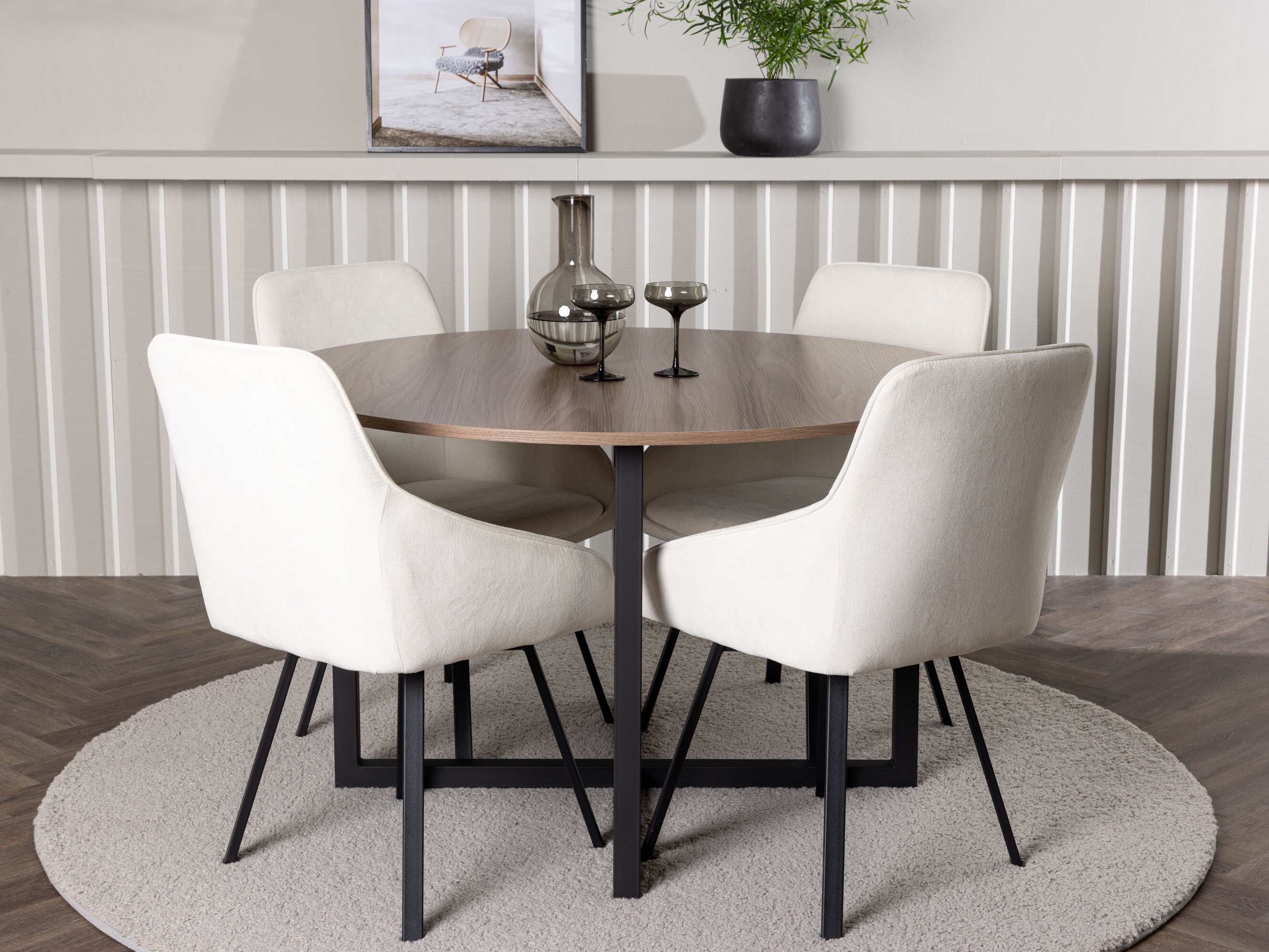 Conjunto de mesas y sillas para comedor Dallas 5115