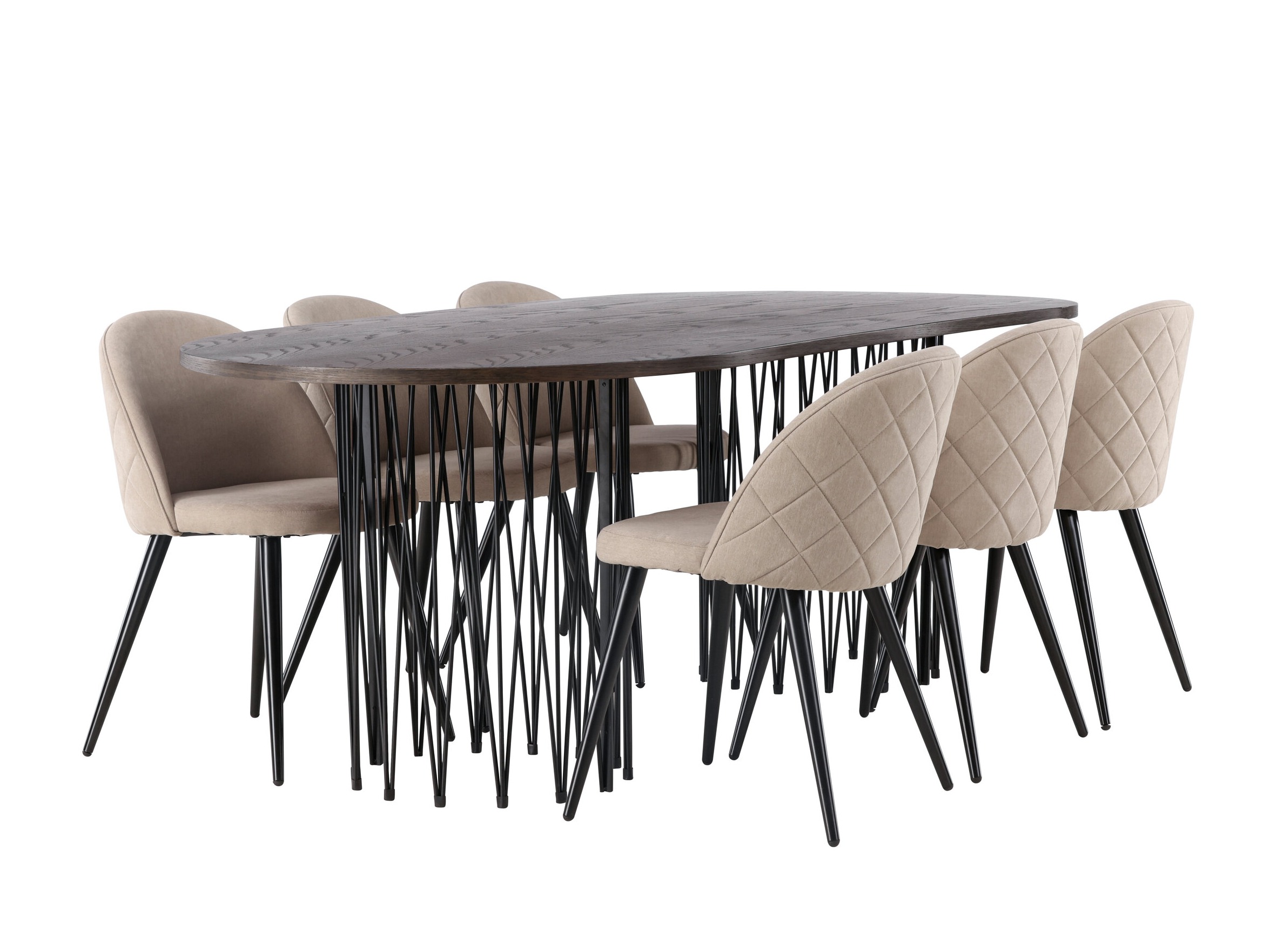 Conjunto de mesas y sillas para comedor Dallas 5116